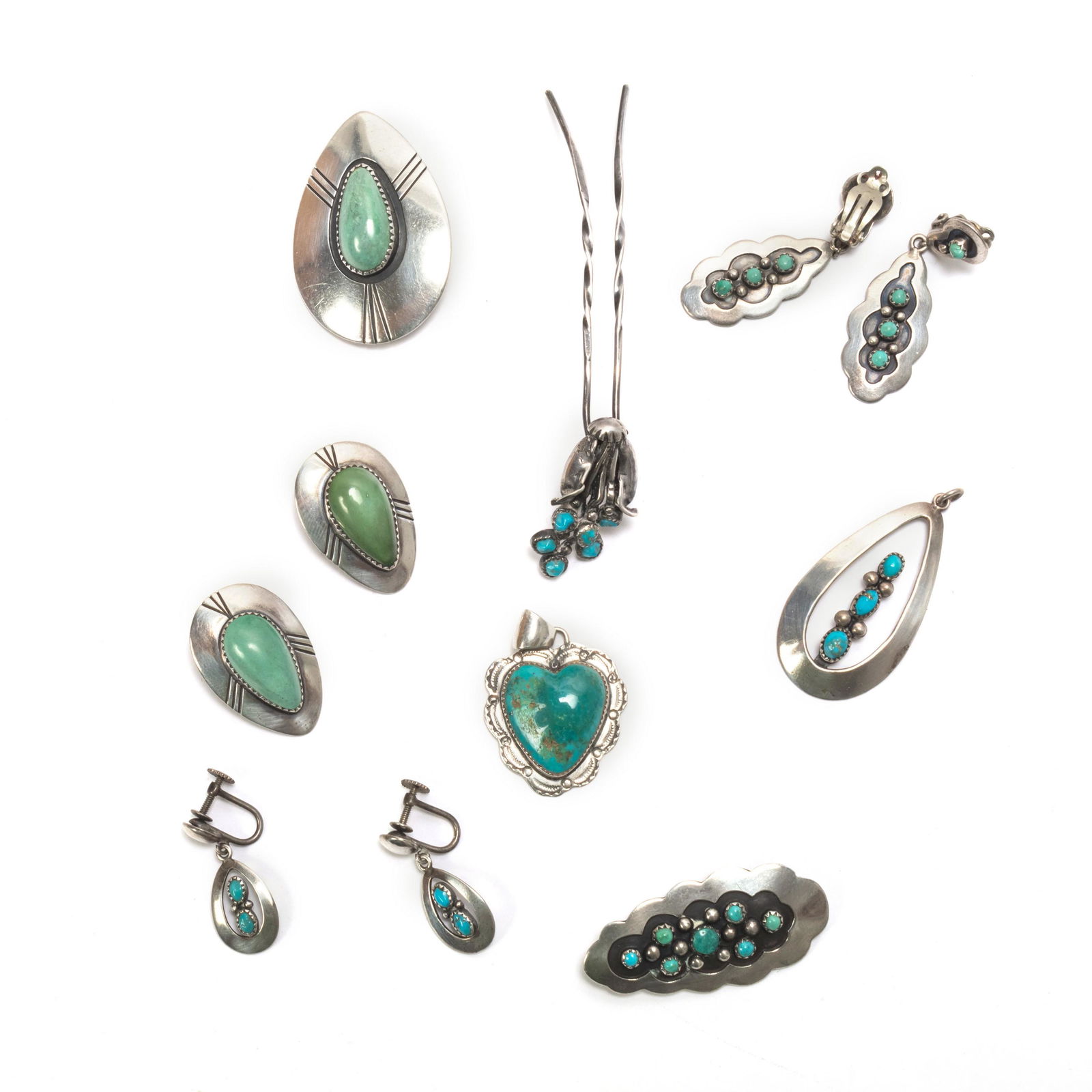 Alberto Contreras Indian Turquoise Silver Jewelry (1 of 8)