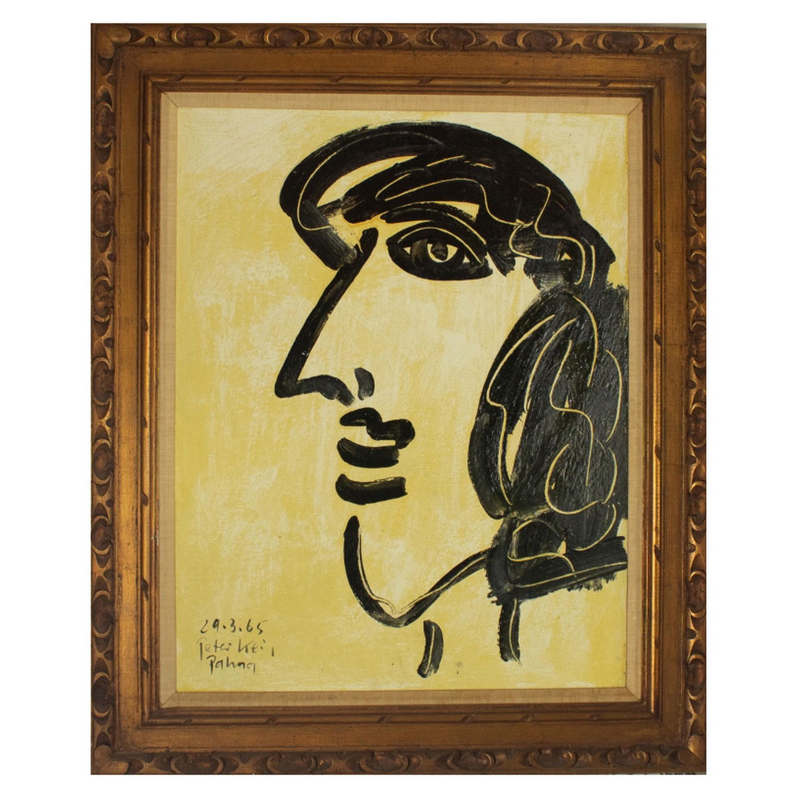 Peter Keil (German B1942) Paloma Portrait Painting (1 of 4)