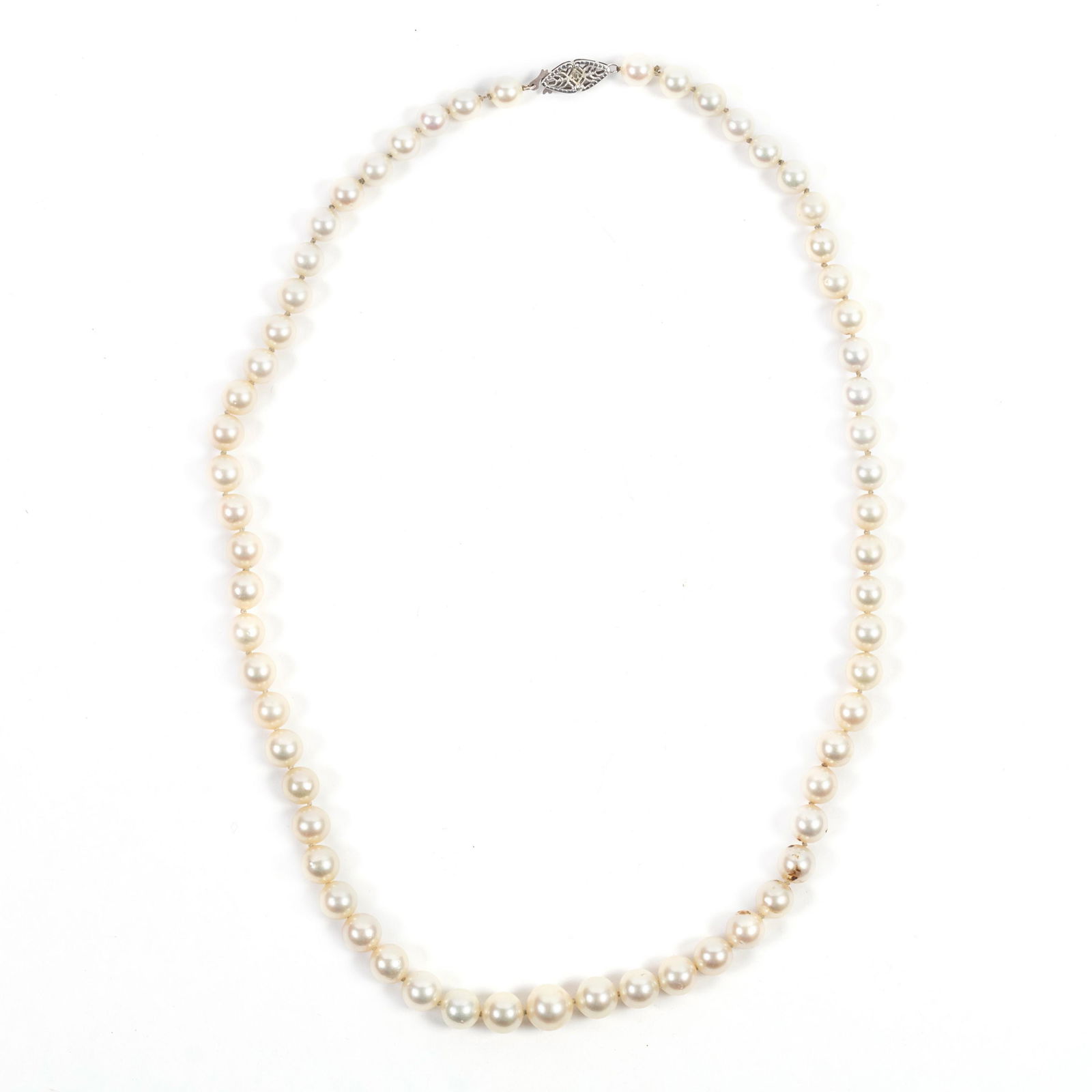 14k Gold & Saltwater Akoya Pearl Strand Necklace (1 of 4)