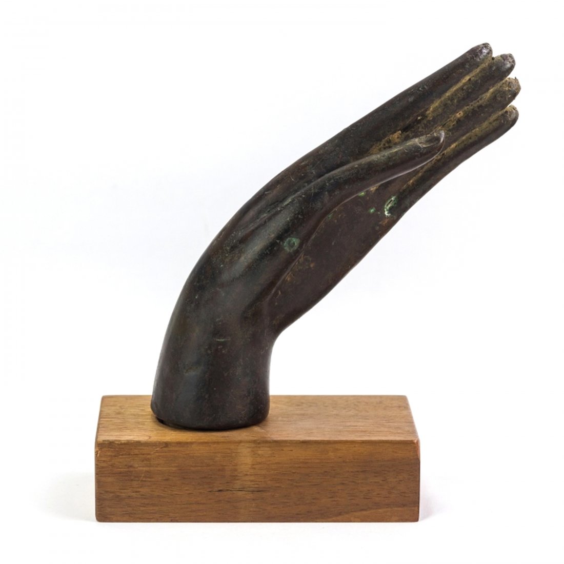 Thai Bronze Hand Of Buddha Mudra Sculpture Figure (1 of 6)