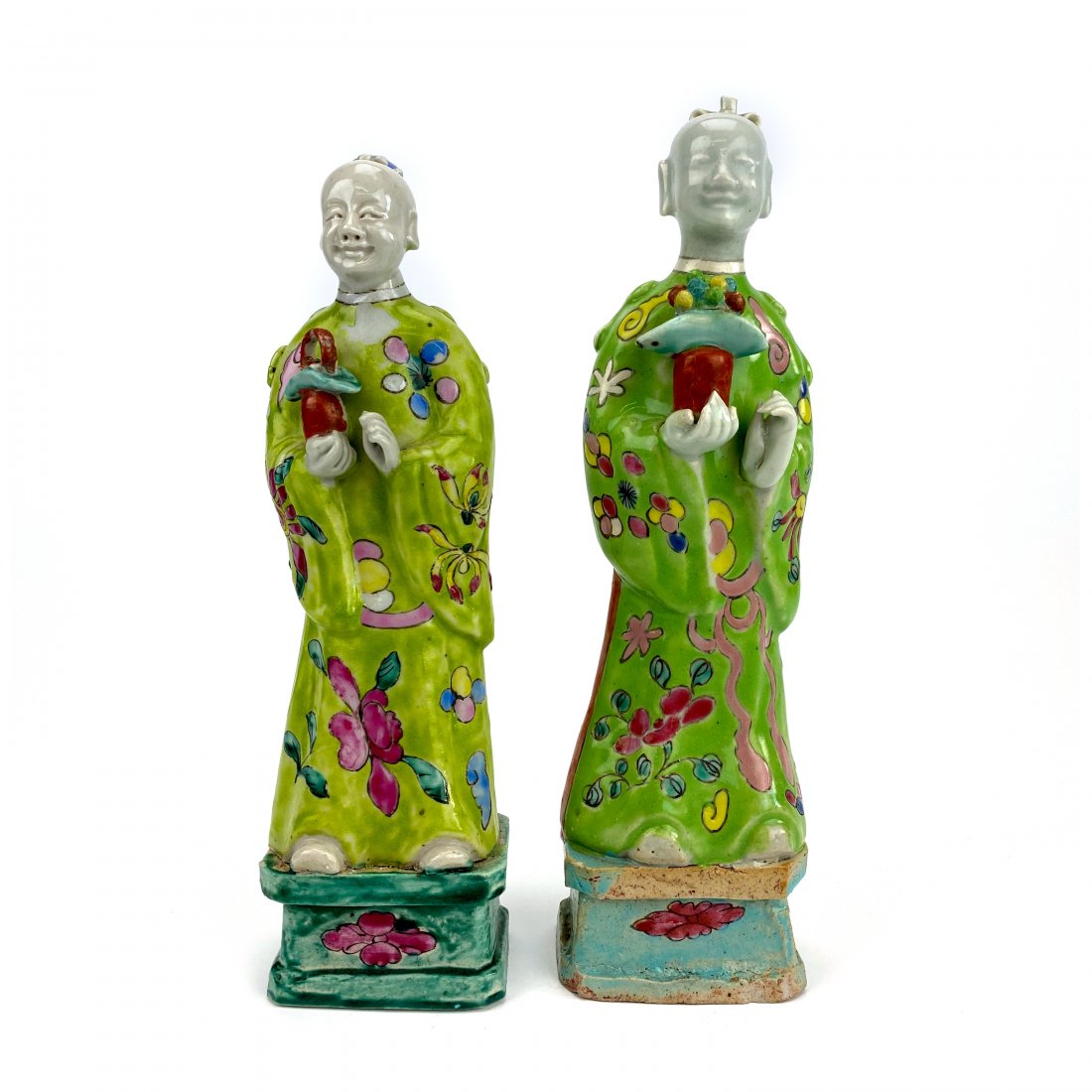 Chinese PR Porcelain Famille Rose Offering Figures (1 of 6)