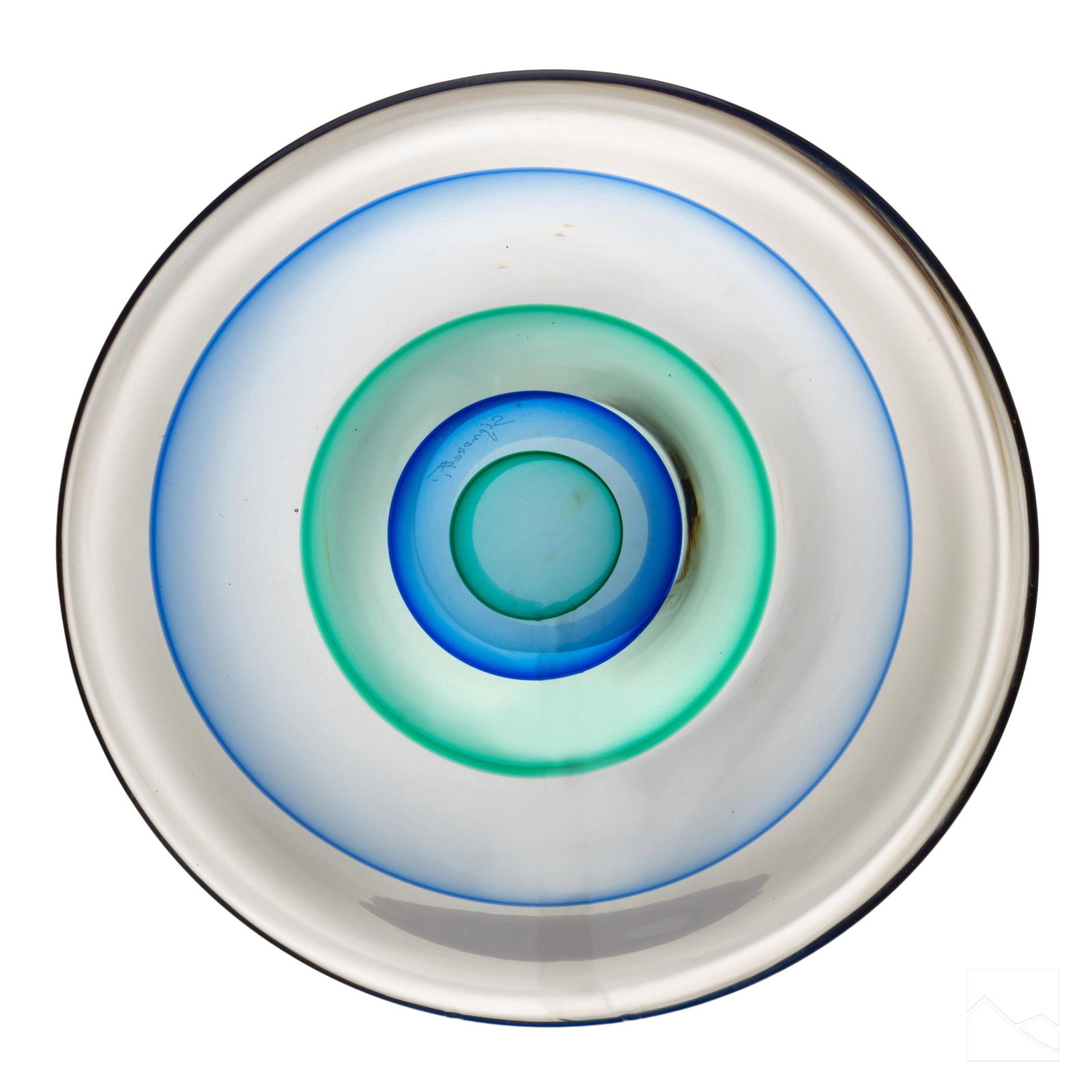 Murano SIGNED 12" Pino Signoretti Art Glass Bowl (1 of 5)