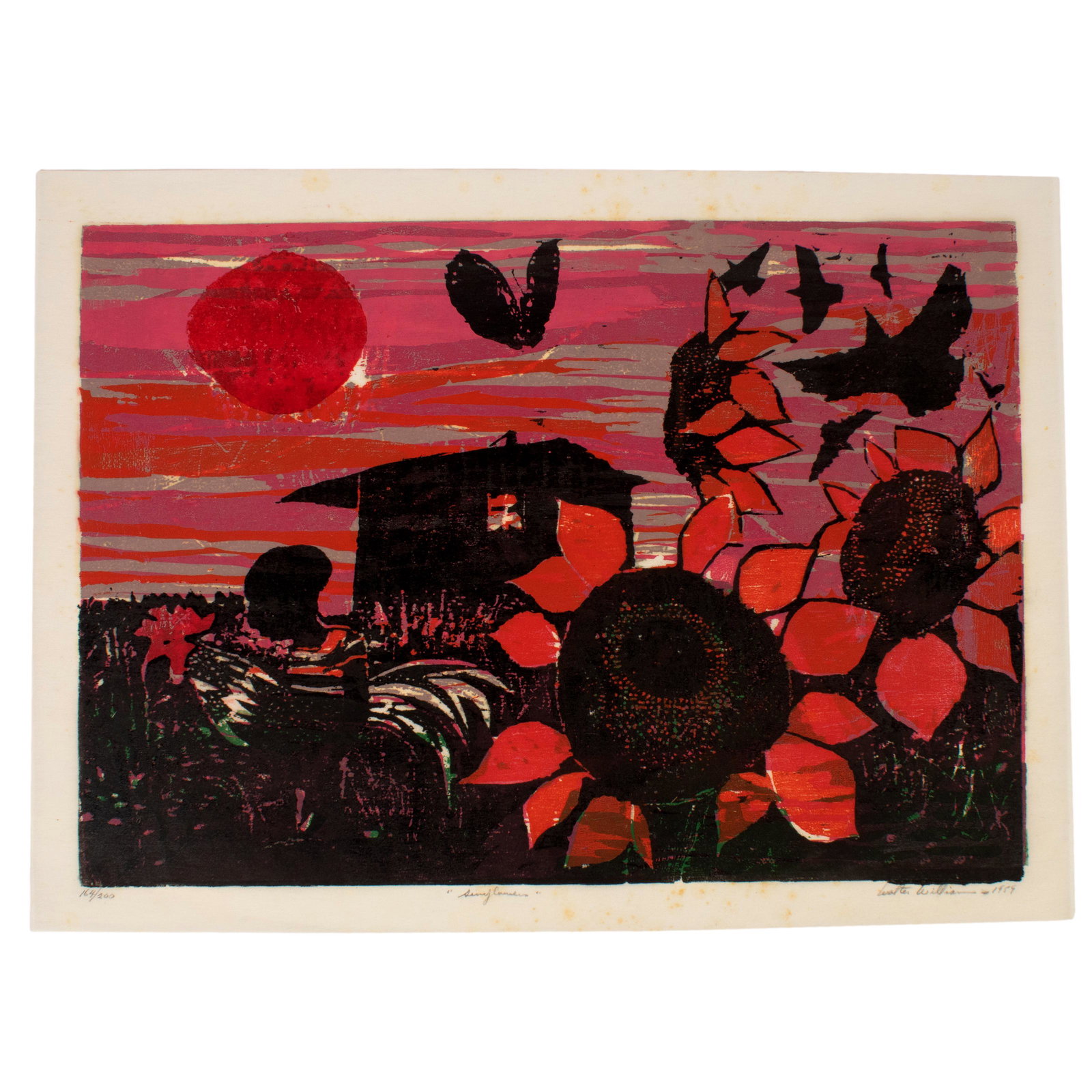 Walter H. Williams 1920-1998 SIGNED LE Art Woodcut (1 of 5)