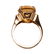 10k Gold Vintage LG 8 Carat Yellow Sapphire Ring - 4