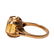 10k Gold Vintage LG 8 Carat Yellow Sapphire Ring - 5