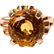 10k Gold Vintage LG 8 Carat Yellow Sapphire Ring - 6