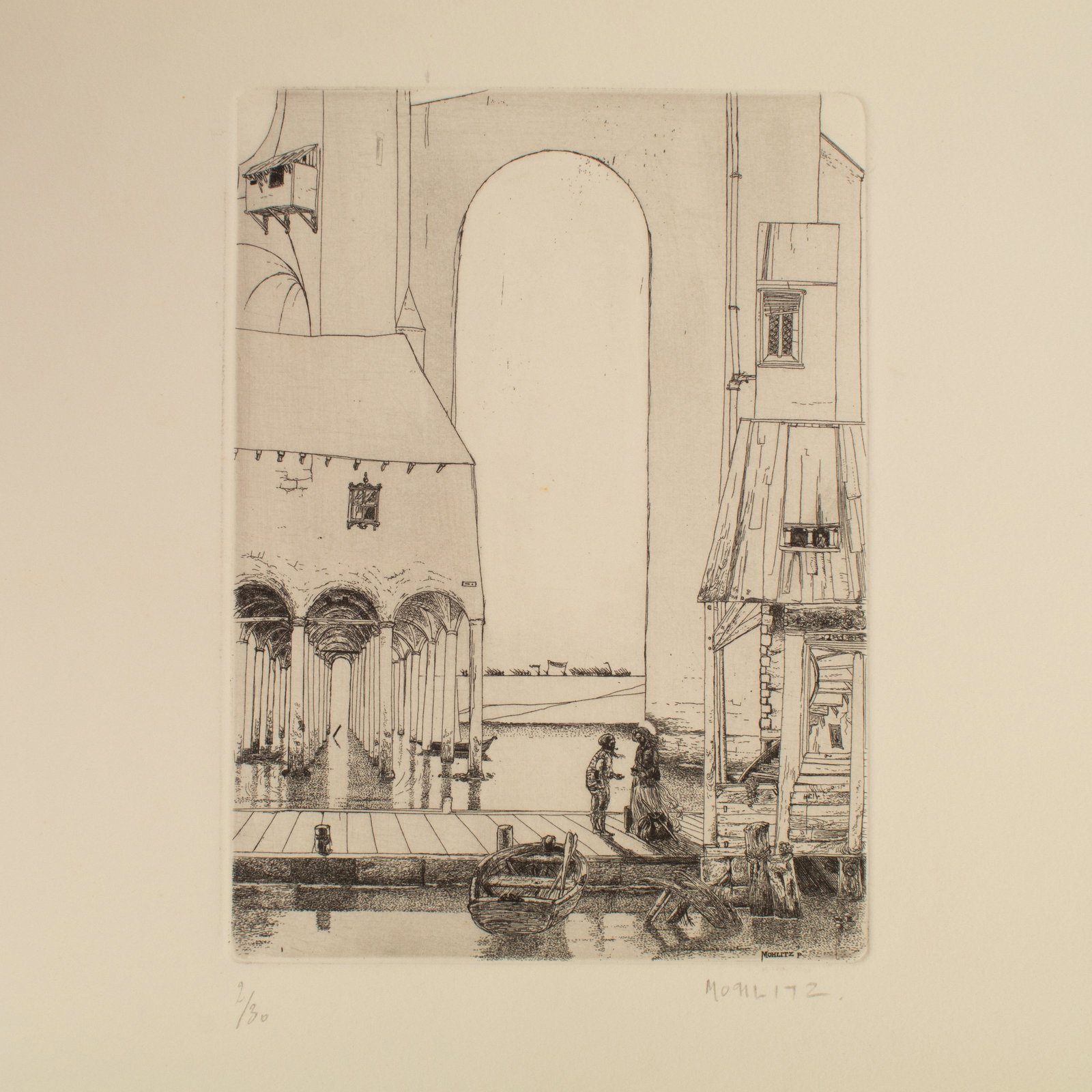 Philippe Mohlitz 1941-2019 LE Surrealist Etching (1 of 8)