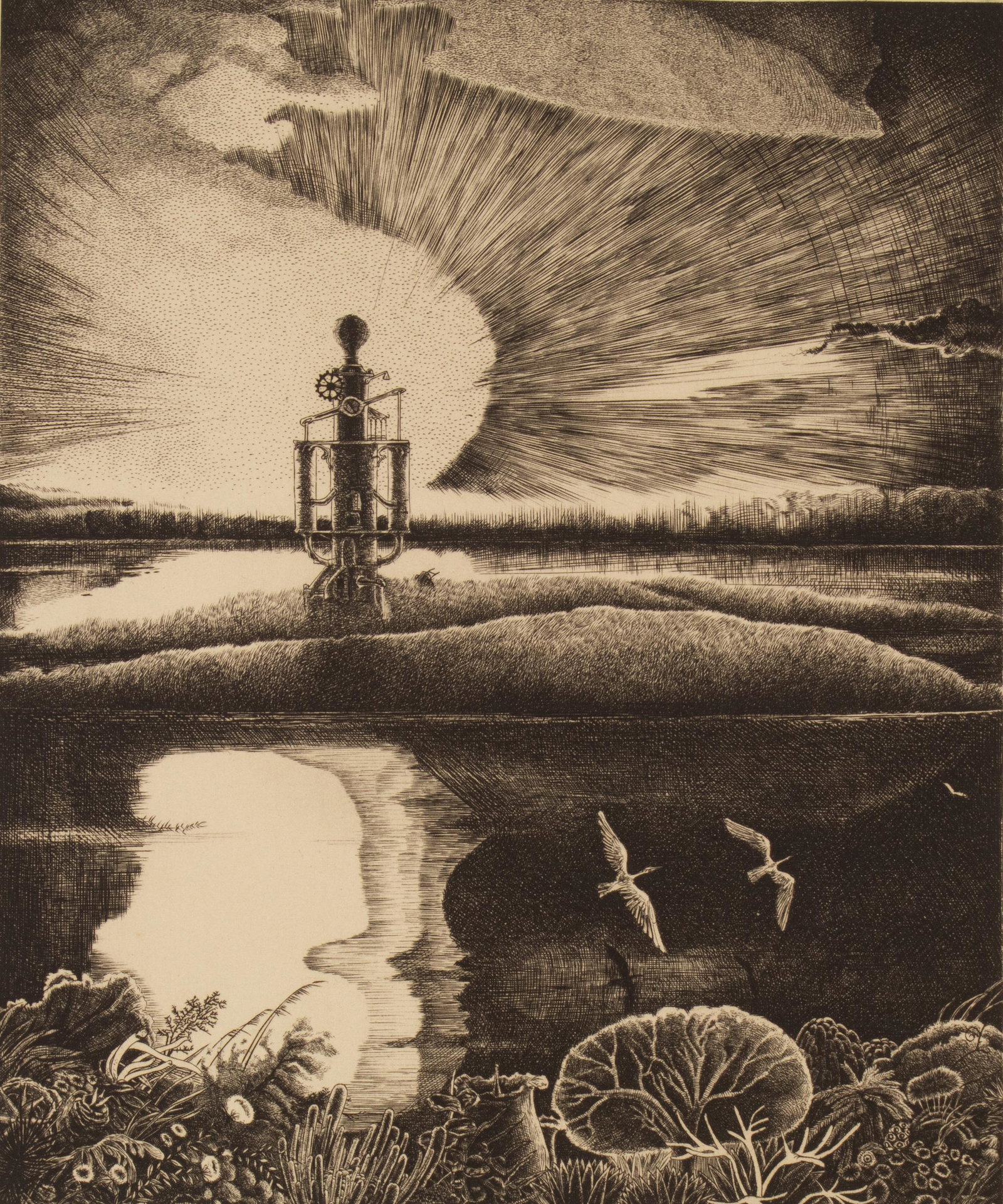 Philippe Mohlitz 1941-2019 LE Surrealist Etching (1 of 8)