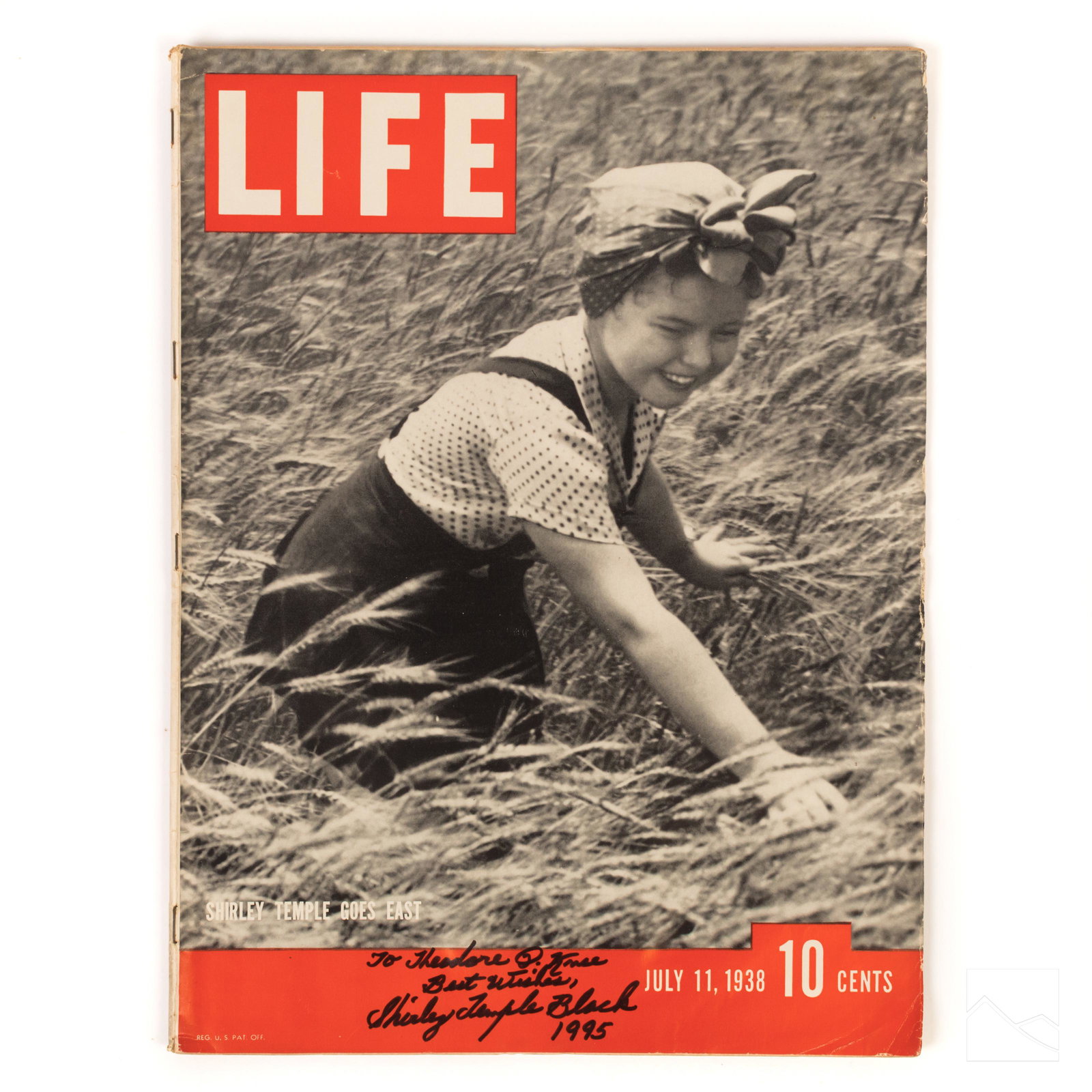 Shirley Temple AUTOGRAPH 1938 LIFE Magazine SIGNED (1 of 5)