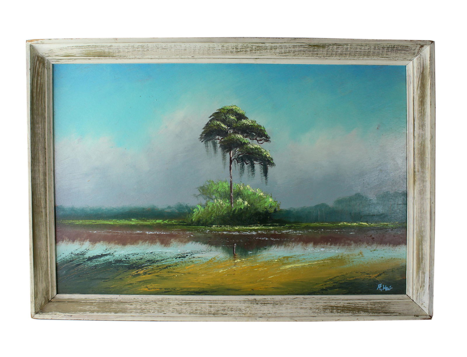 Alfred Hair (1941-1971) Florida Highwaymen Painting (1 of 5)