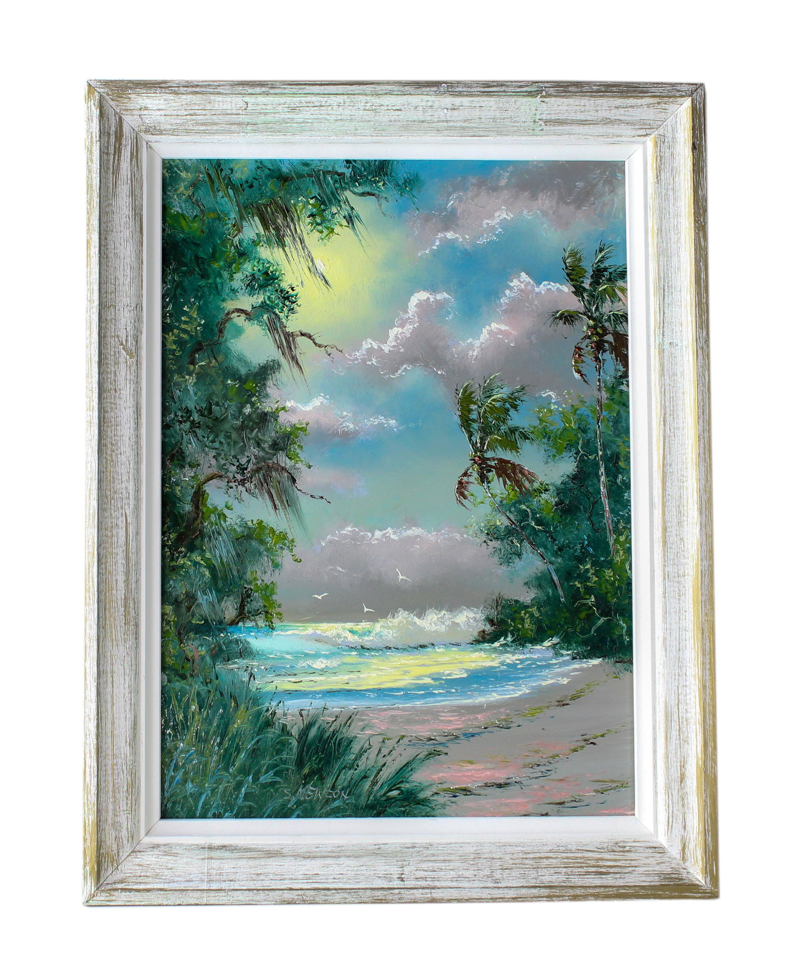 Sam Newton (b.1948) Florida Highwaymen Oil Painting (1 of 5)