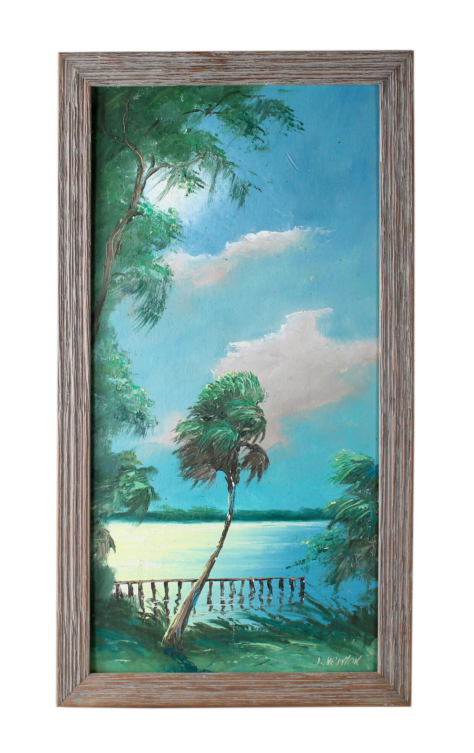 Lemuel Newton (1950-2014) Florida Highwaymen Painting (1 of 4)