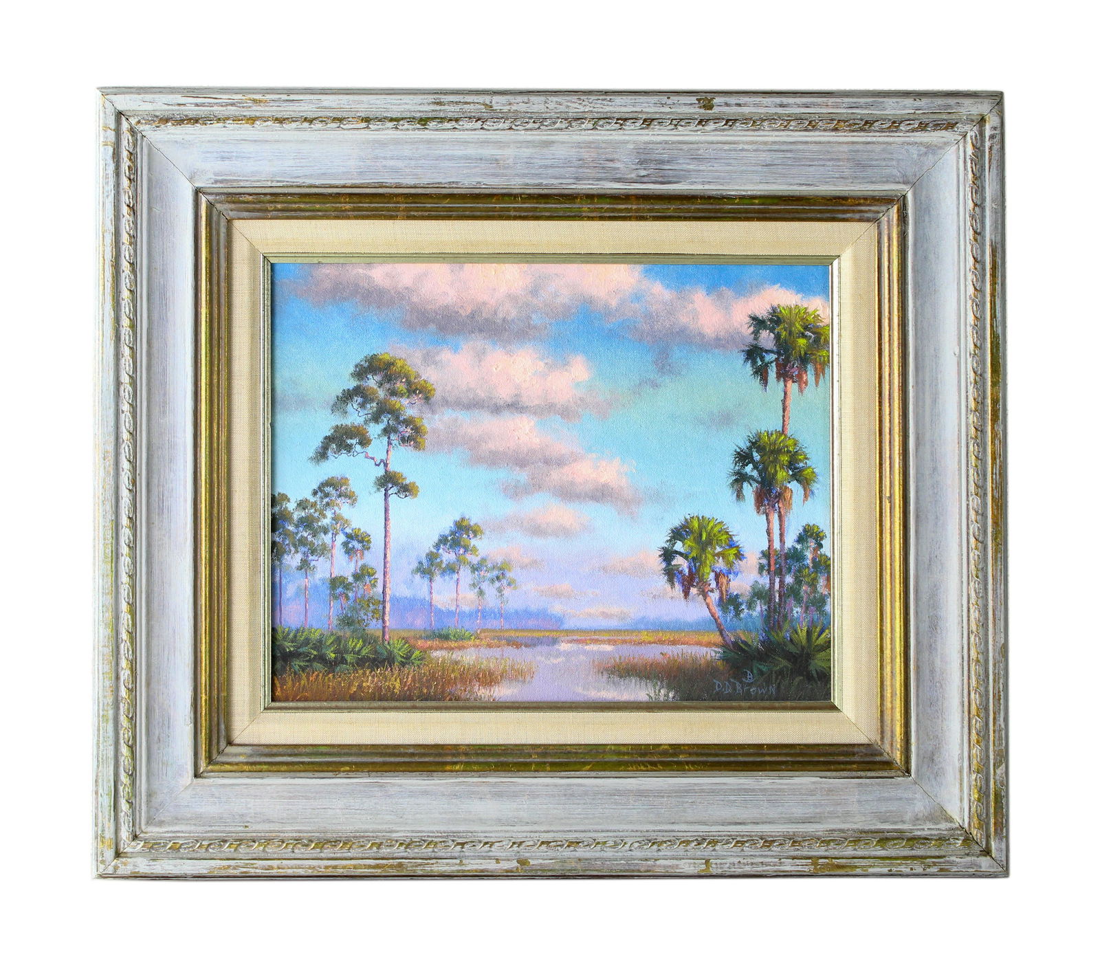 Don D Brown (b.1947) Indian River School Oil Painting (1 of 5)