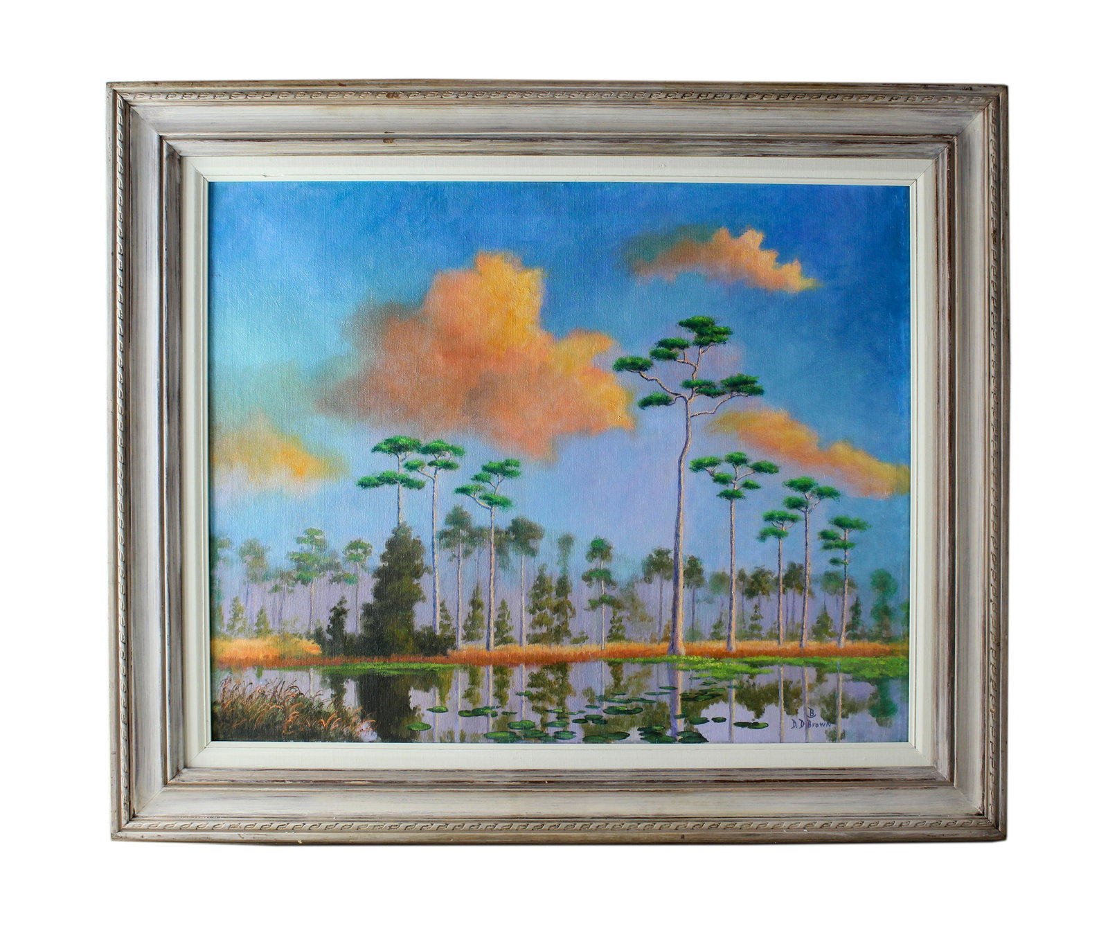 Don D Brown (b.1947) Indian River School Oil Painting (1 of 4)