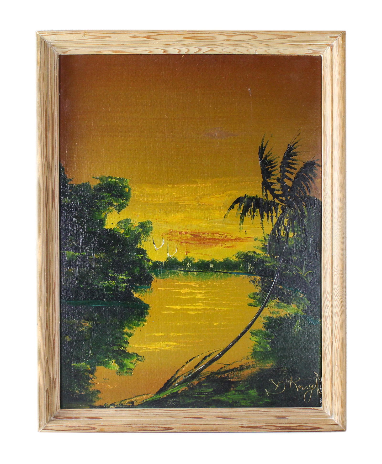 Isaac Knight (b.1941) Florida Highwaymen Painting (1 of 4)