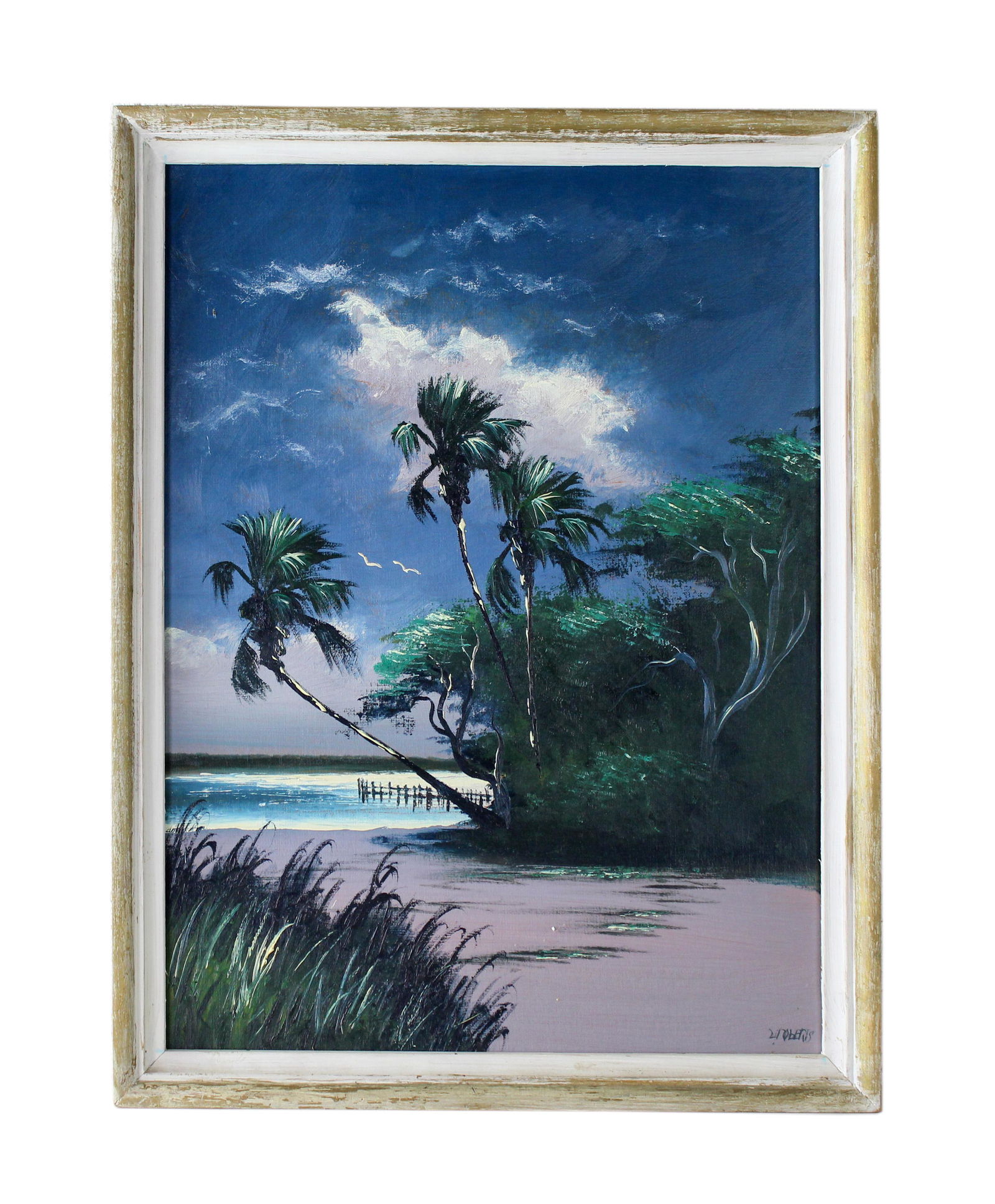 Livingston Roberts (1941-2004) FL Highwaymen Painting (1 of 5)