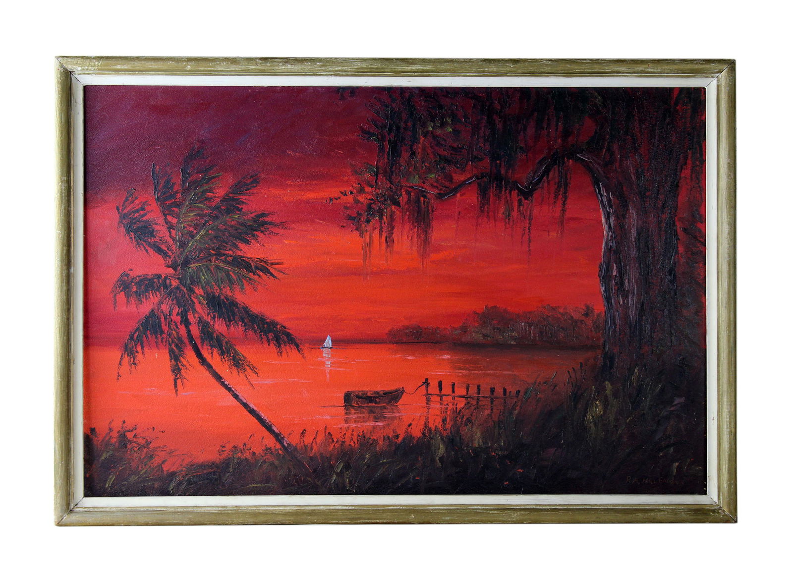 Roy McLendon (b.1932) Florida Highwaymen Painting (1 of 5)
