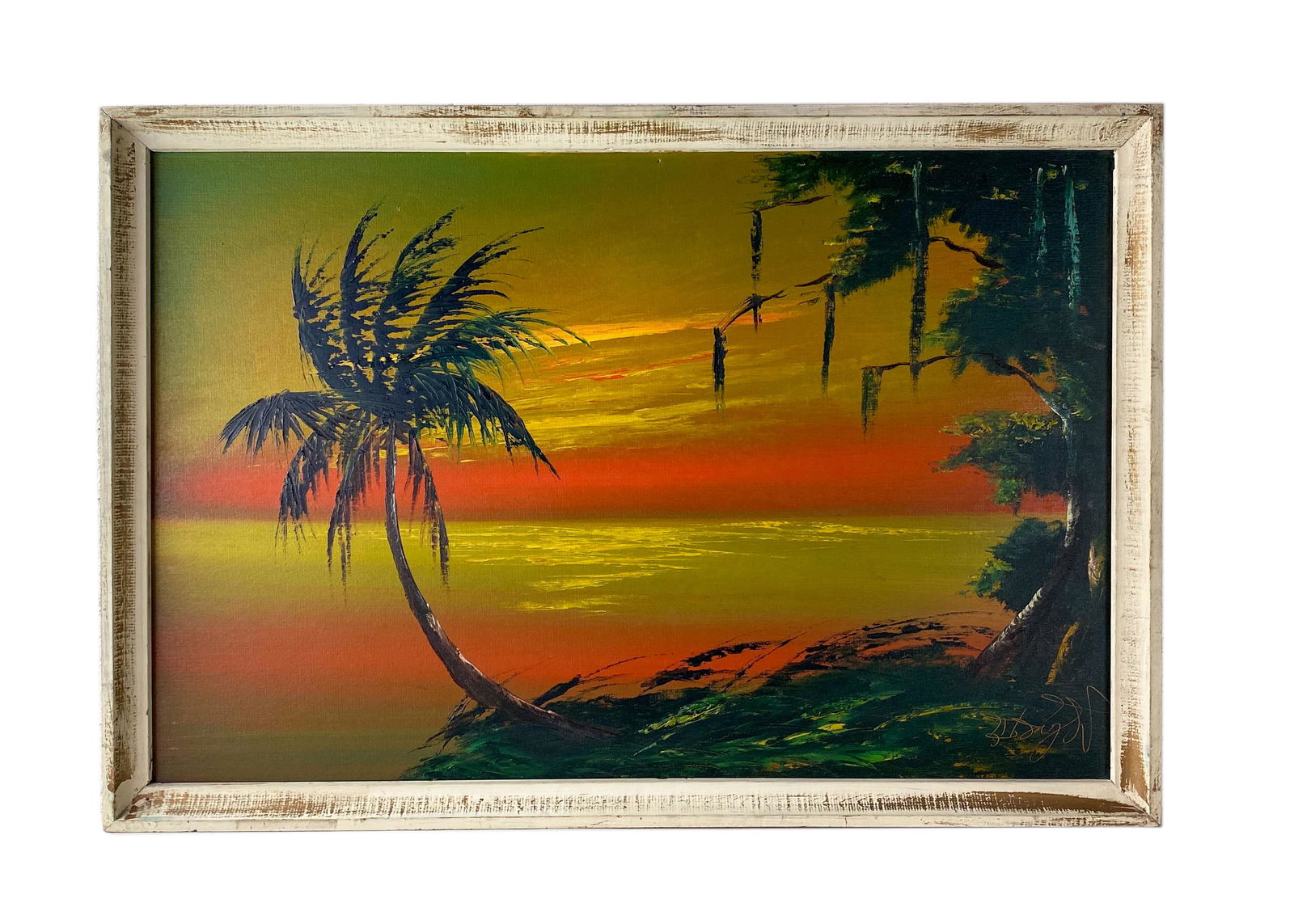 Isaac Knight (b.1941) Florida Highwaymen Painting (1 of 7)