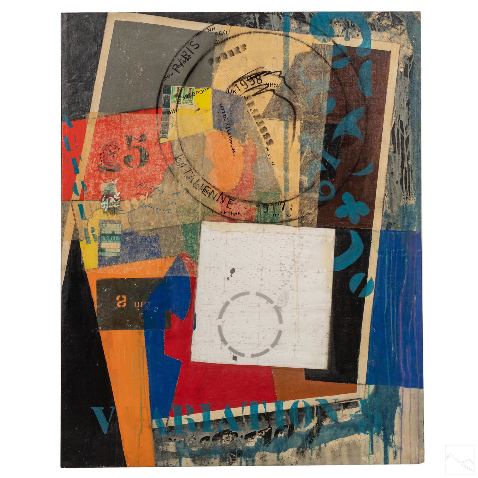 Asdrubal Colmenarez Abstract Mixed Media Painting (1 of 5)