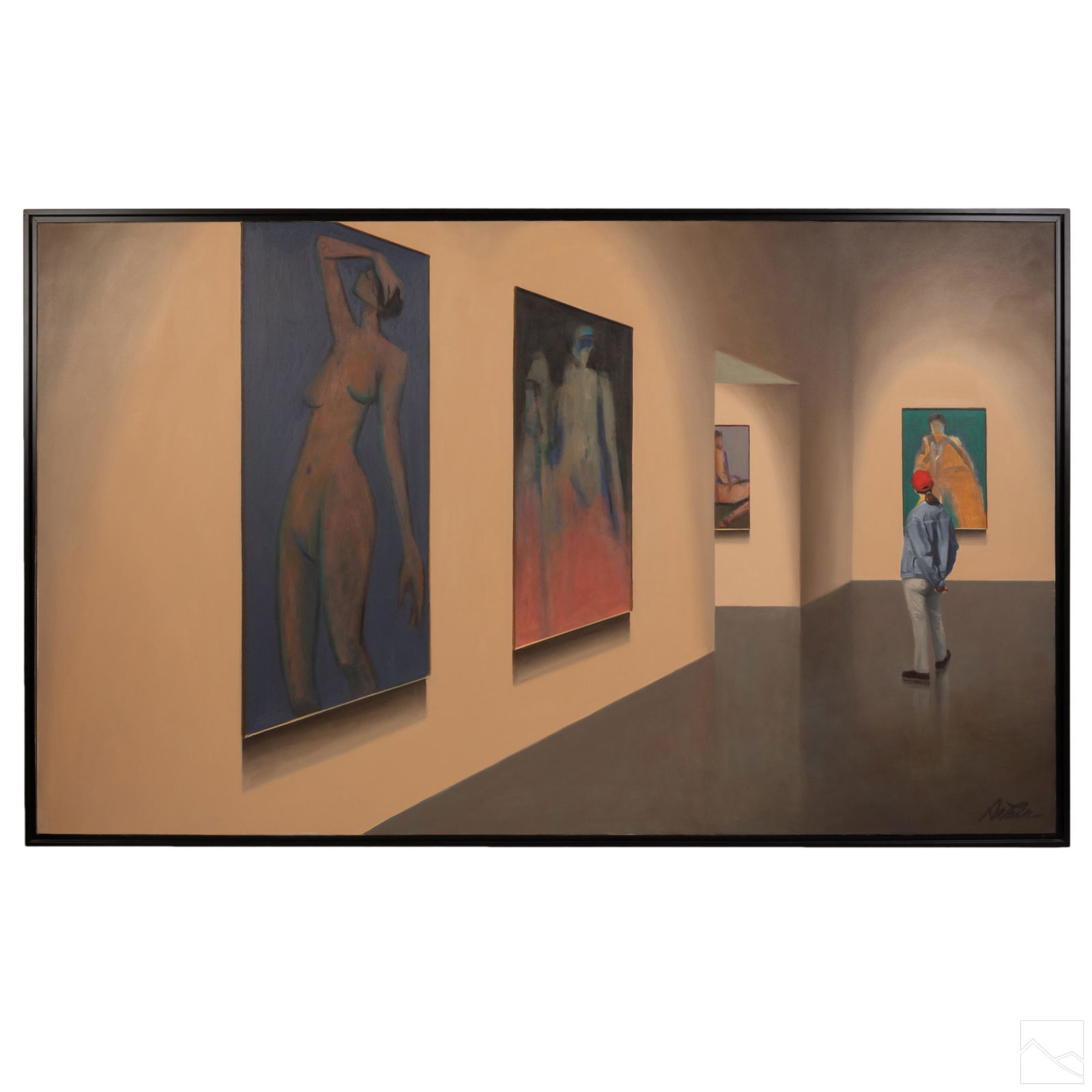 Steven DeLair (American, b.1944) Museum Painting (1 of 6)