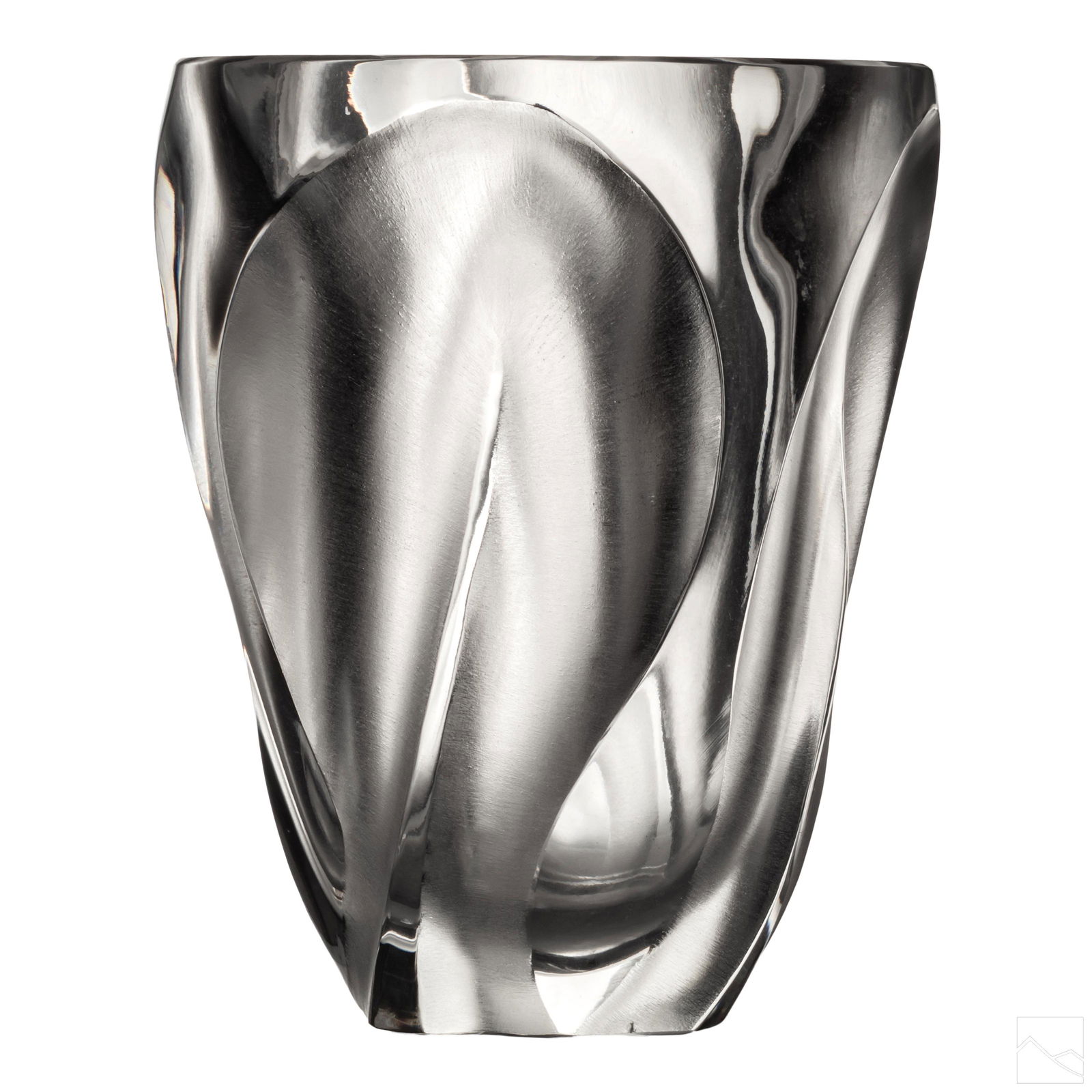 Lalique Frosted Art Glass Crystal 10" Ingrid Vase (1 of 6)