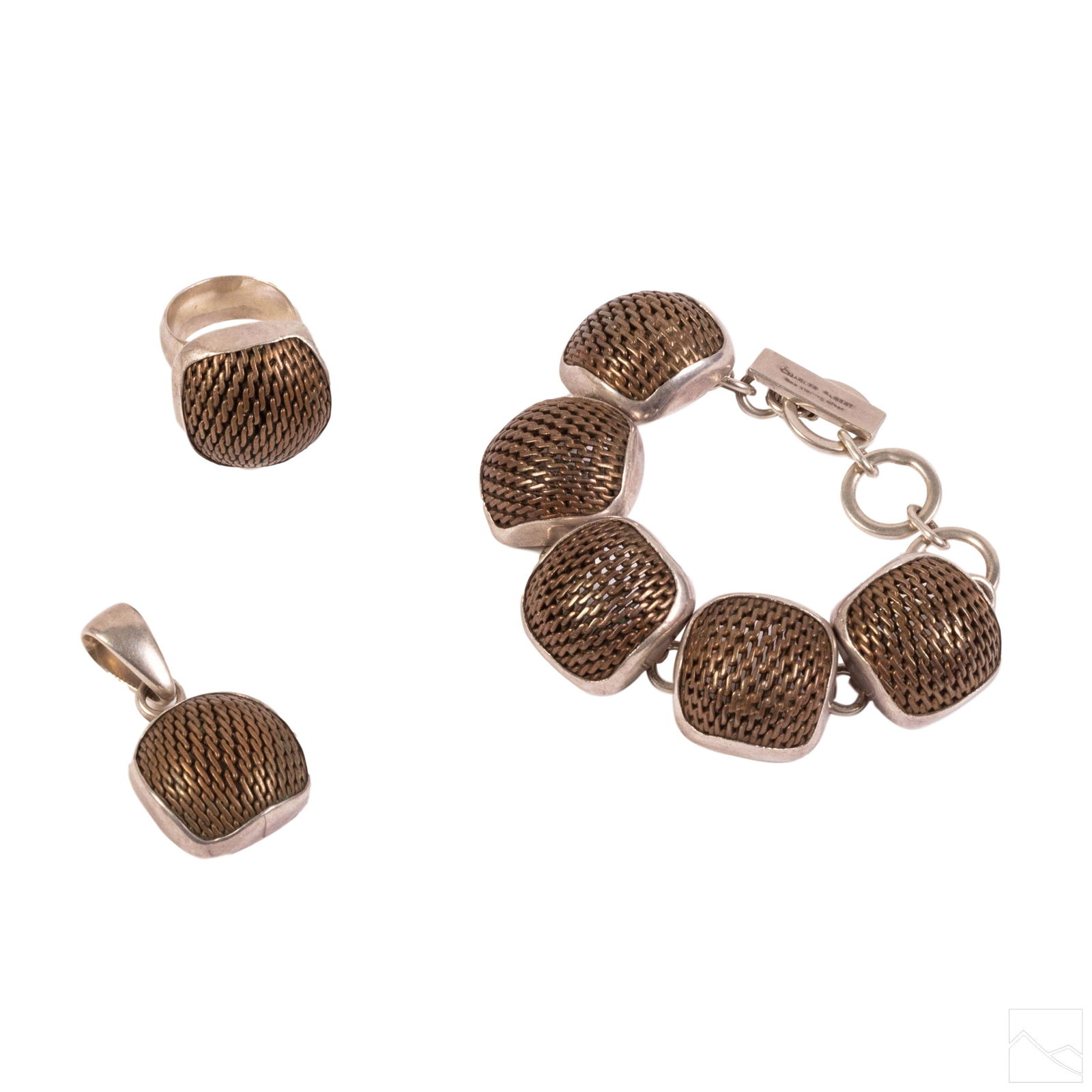 Charles Albert Sterling Silver Jewelry Demi Suite (1 of 9)