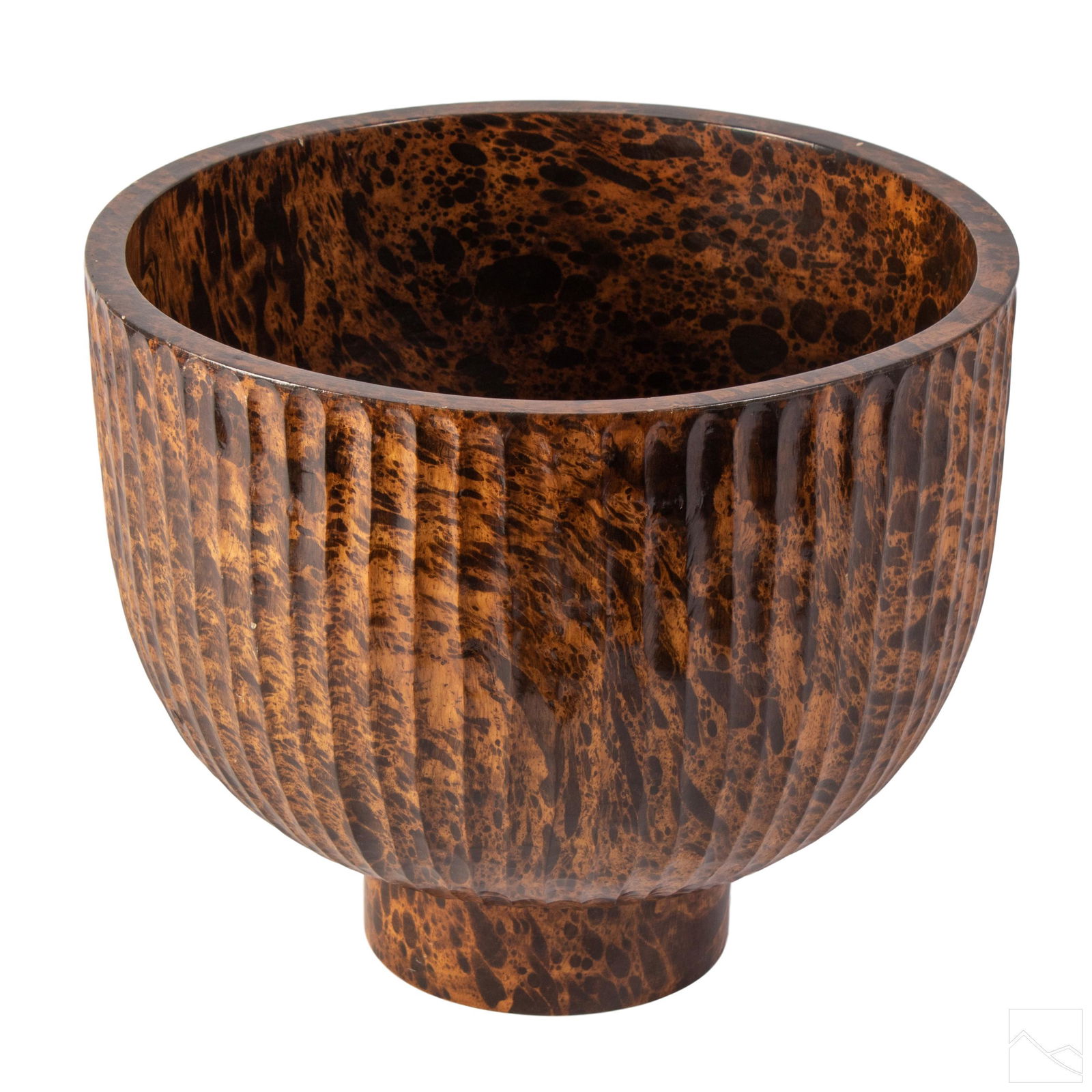 Monumental 12" Wooden Centerpiece Vessel Bowl (1 of 5)
