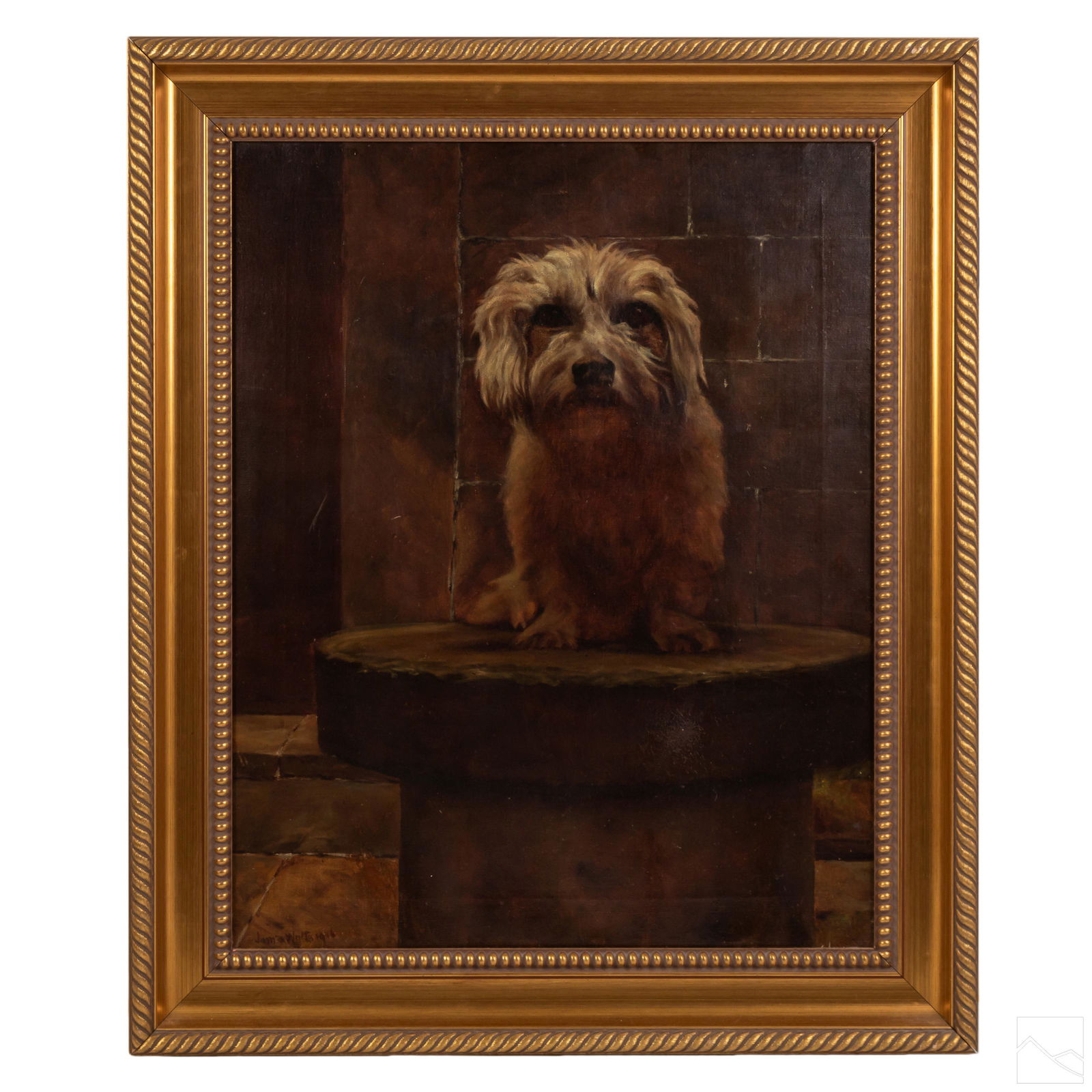 James Walter American Portrait of a Dog Painting (1 of 5)