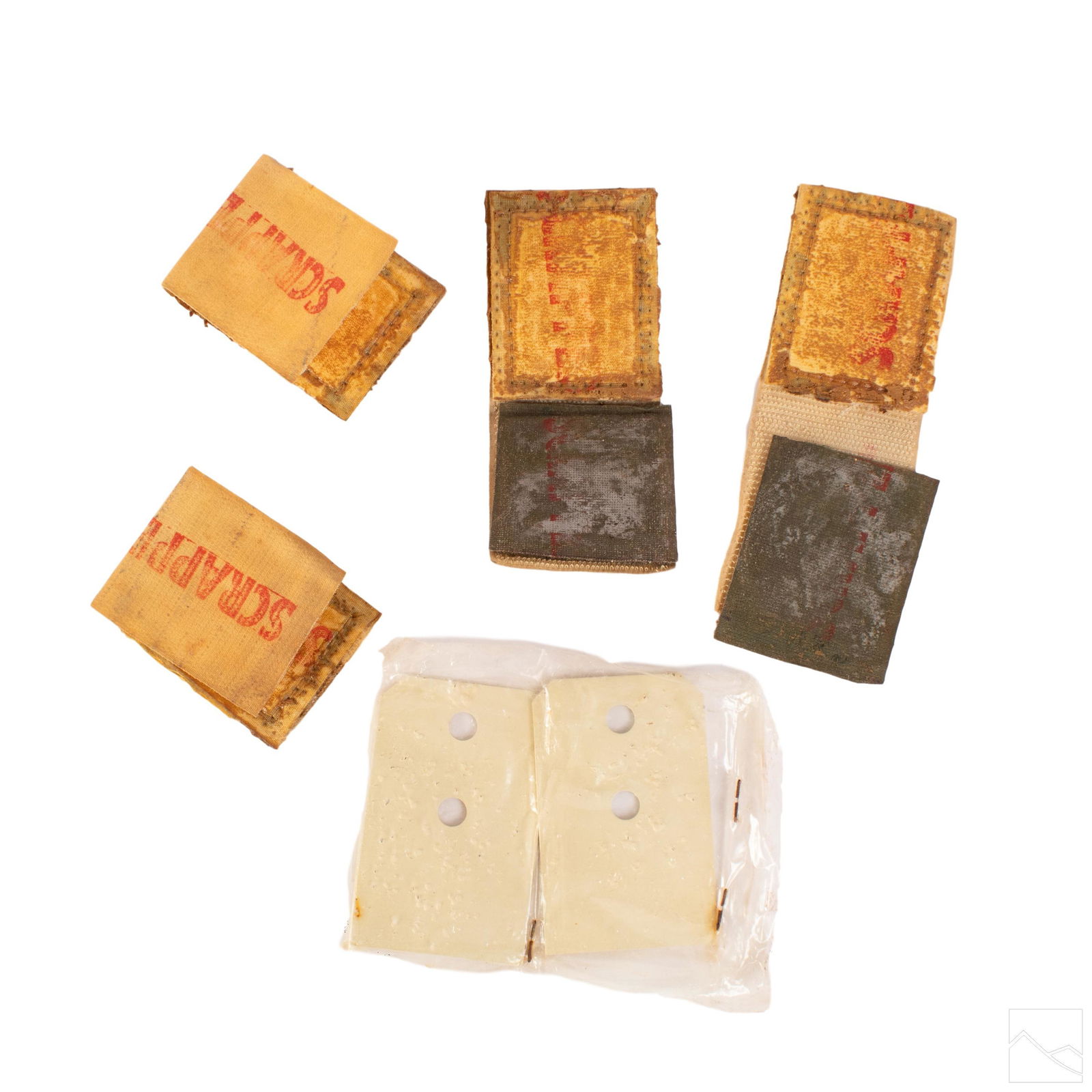 NASA Apollo Flight Flown Plates & Velcro GROUP LOT (1 of 4)