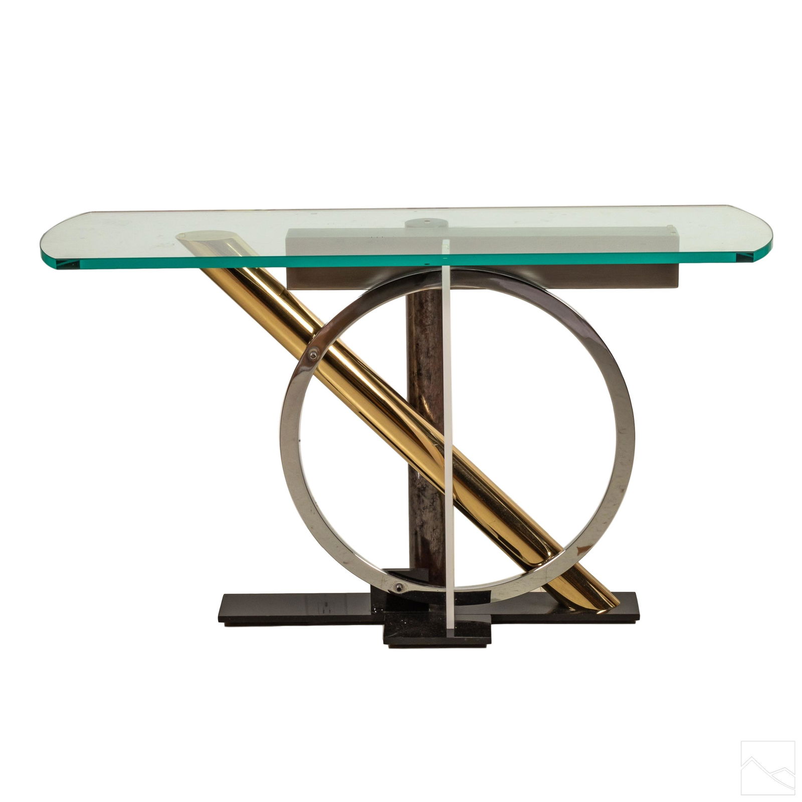 Kaizo Oto D.I.A. Modern Mixed Metal Console Table (1 of 6)