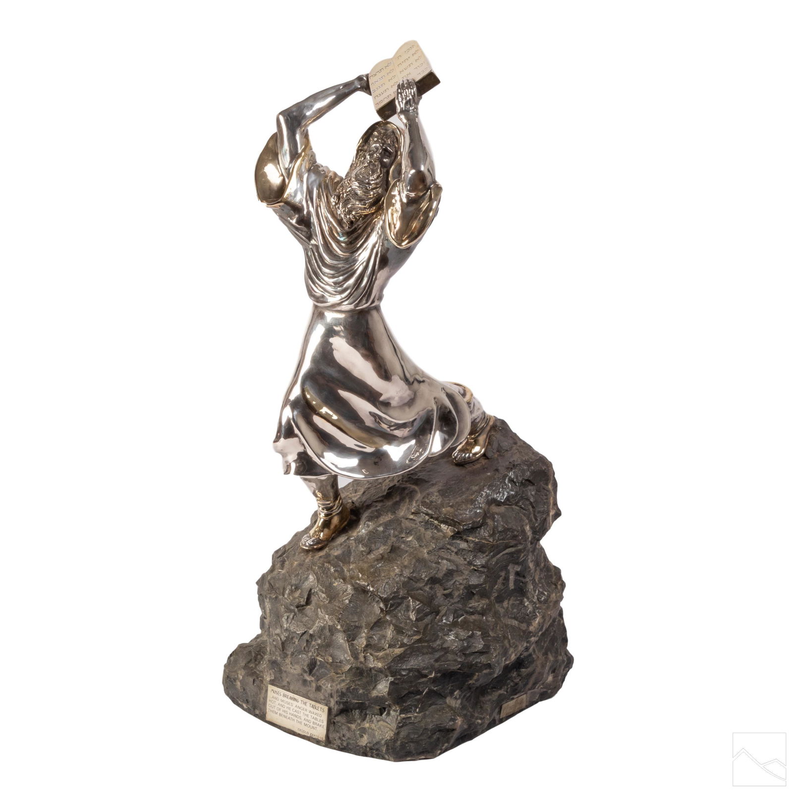 Y Heller (b.1941) Moses Breaking Tablets Sculpture (1 of 8)