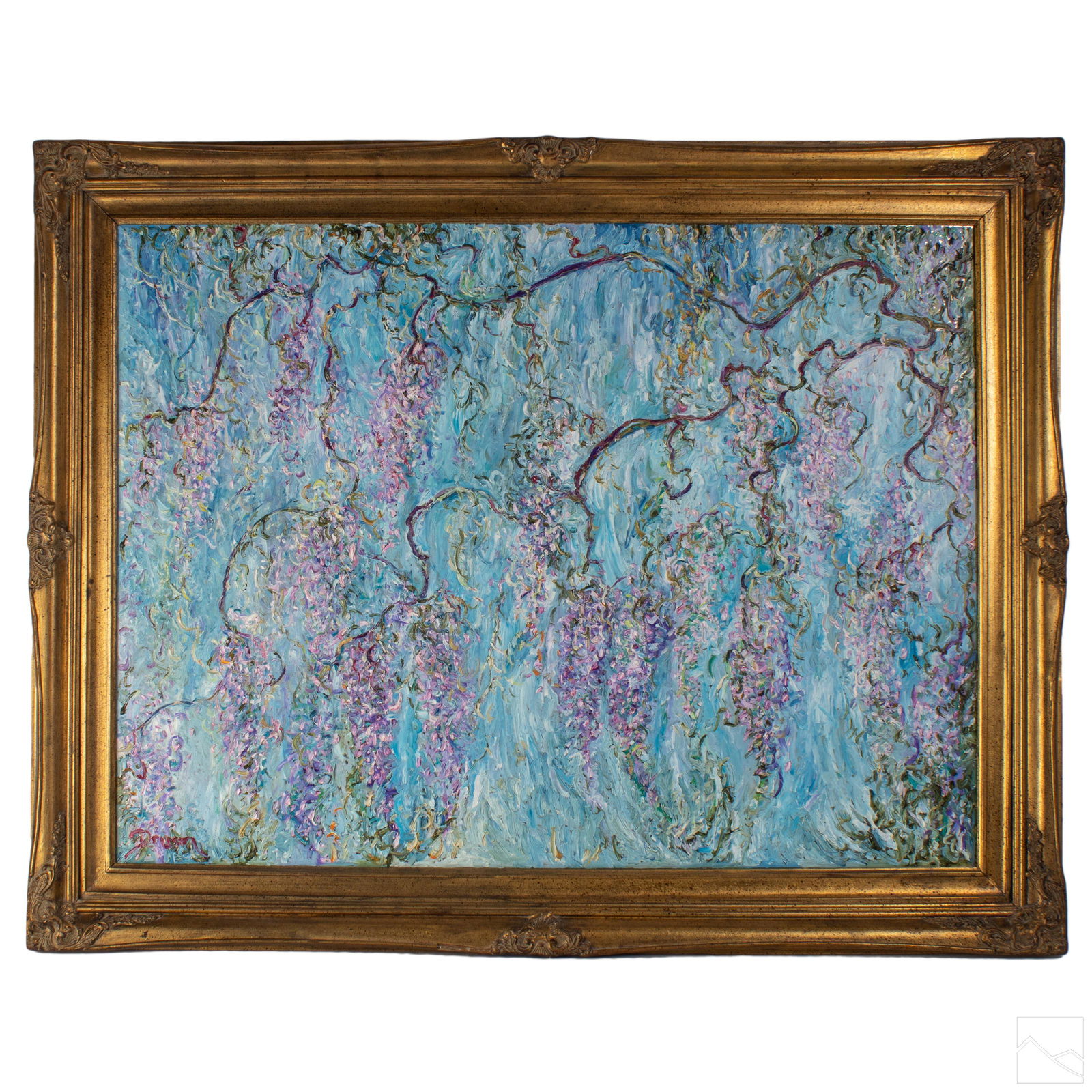 David Drum b.1944 Flora Impressionist Oil Painting (1 of 8)