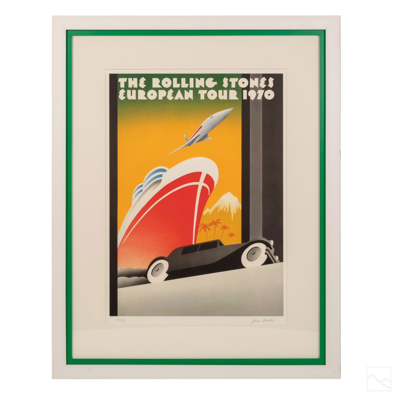 Rolling Stones 1970 European Tour Original Poster (1 of 6)