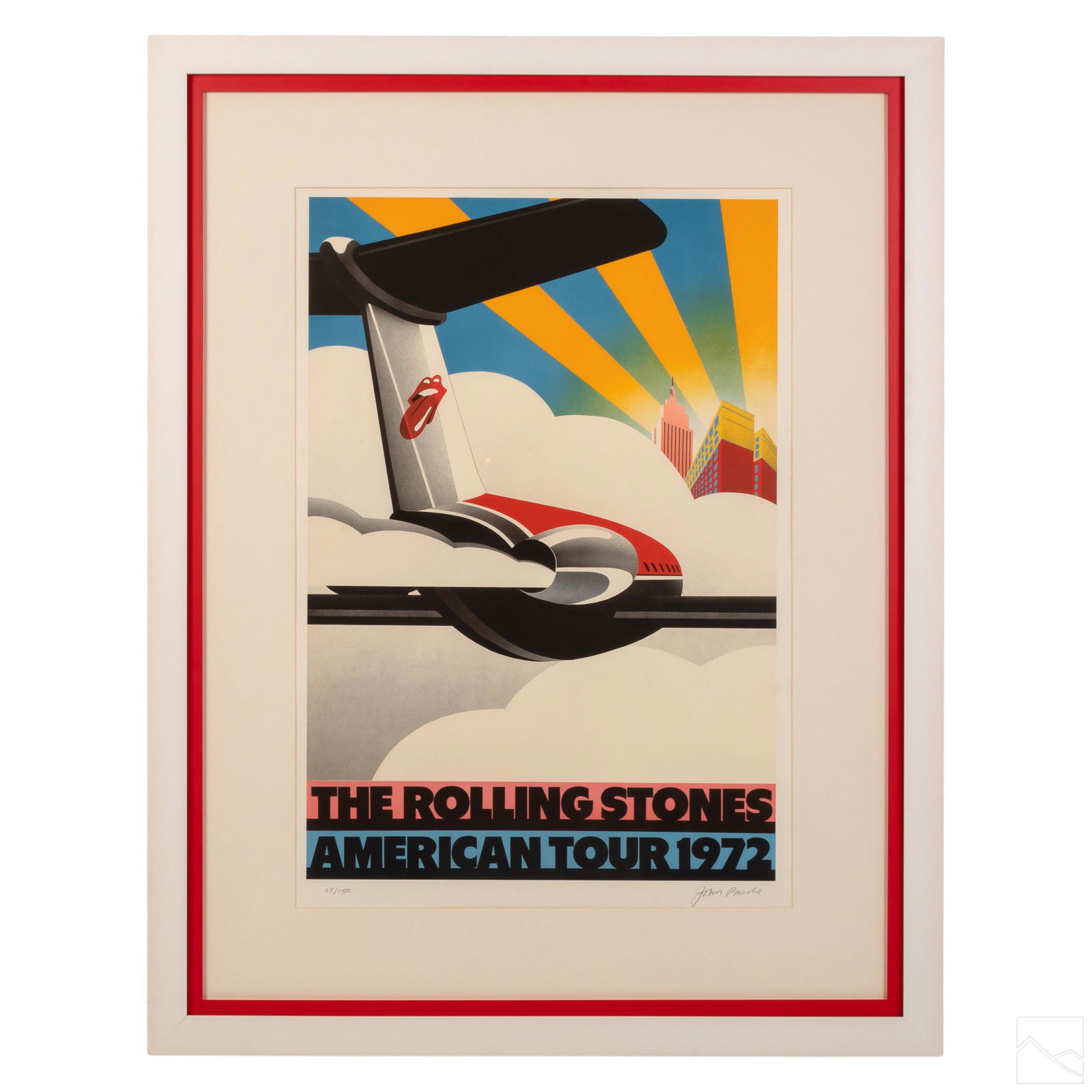 Rolling Stones 1972 American Tour Original Poster (1 of 6)