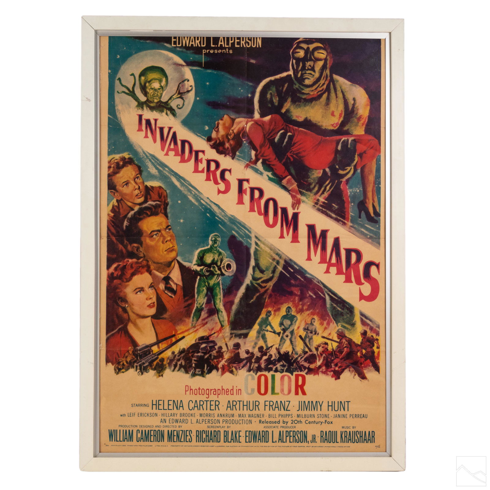 Invaders From Mars 40" Original 1953 Movie Poster (1 of 7)