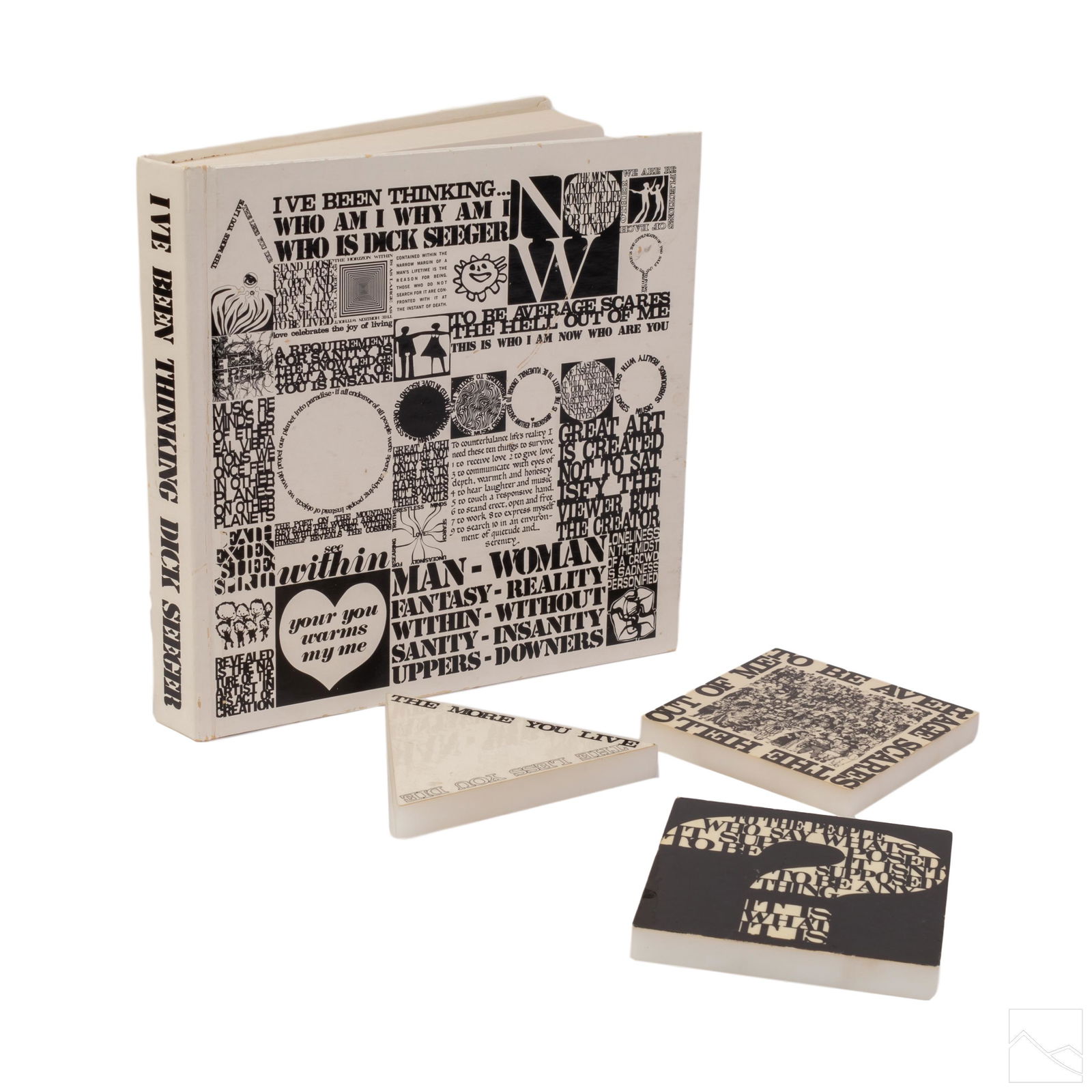 Dick Seeger (b. 1929) Lucite Sculptures & Art Book (1 of 7)