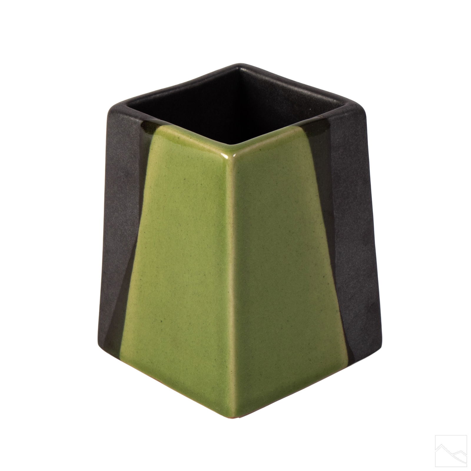 Chinese Yin & Yang Jade and Basalt Jardiniere Vase (1 of 6)