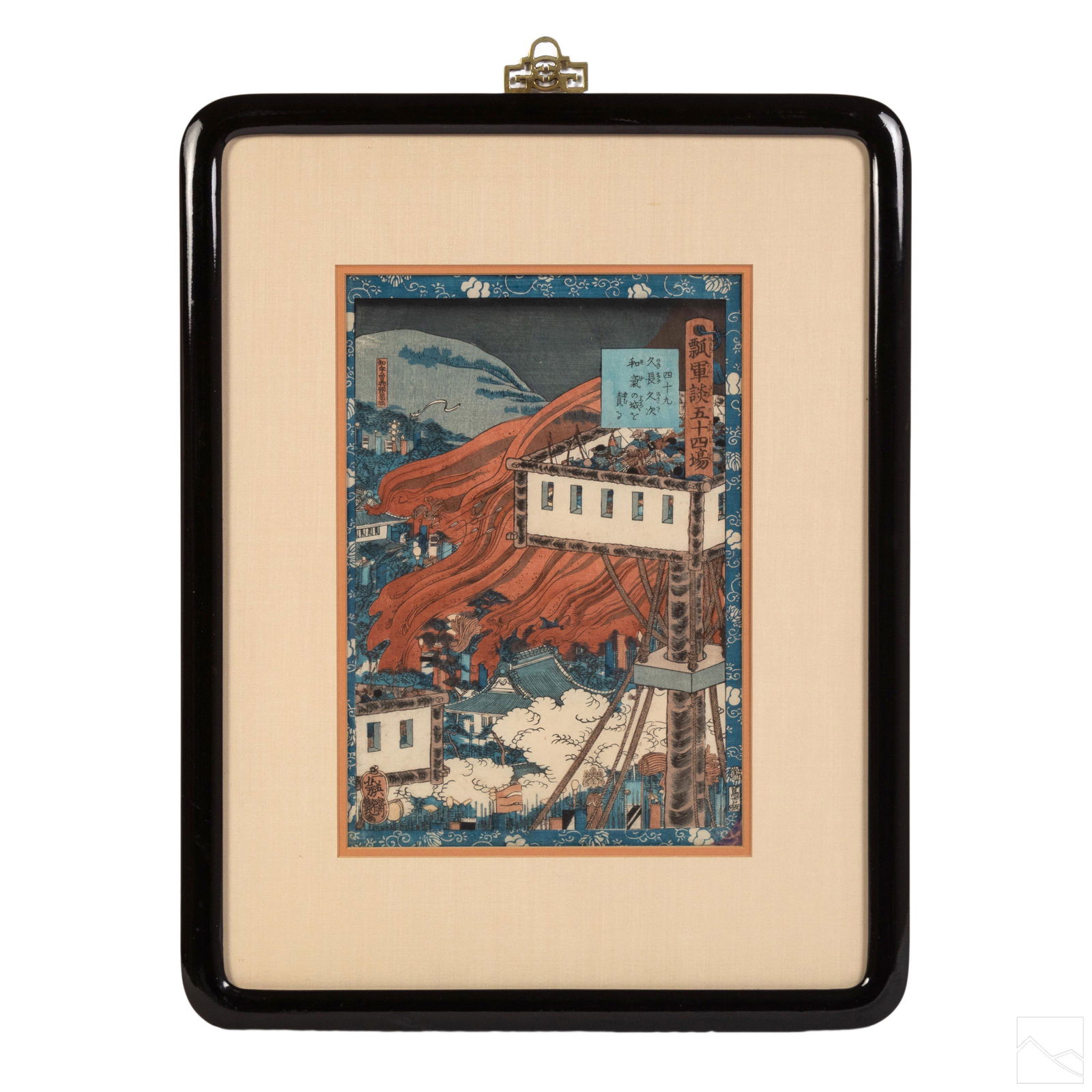 Yoshitsuya (1822-1866) Japanese Woodblock Print (1 of 8)