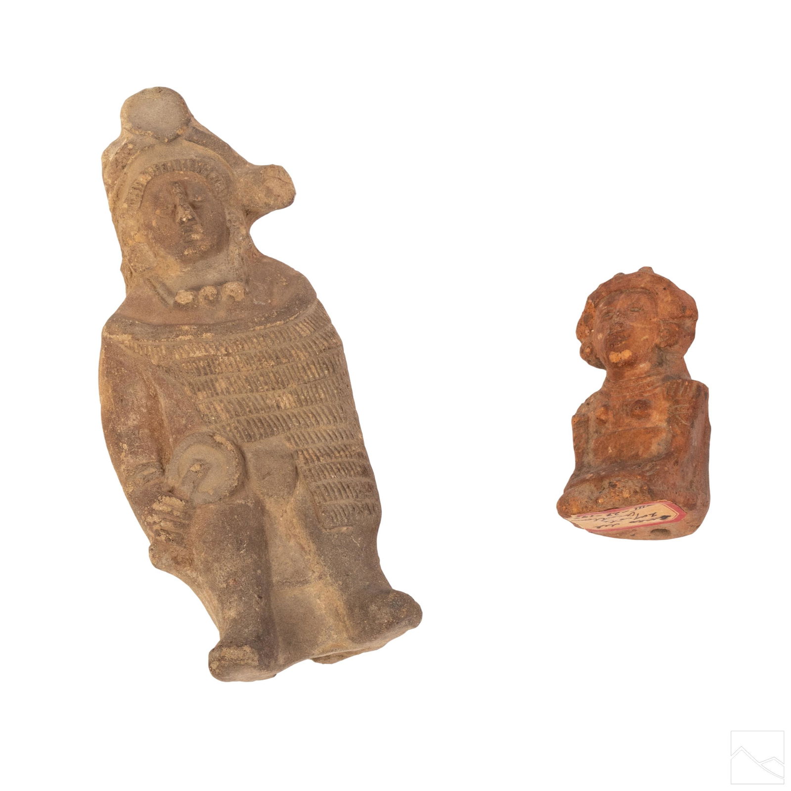 Pre Columbian Mayan Type Pottery Figures GROUP LOT (1 of 10)