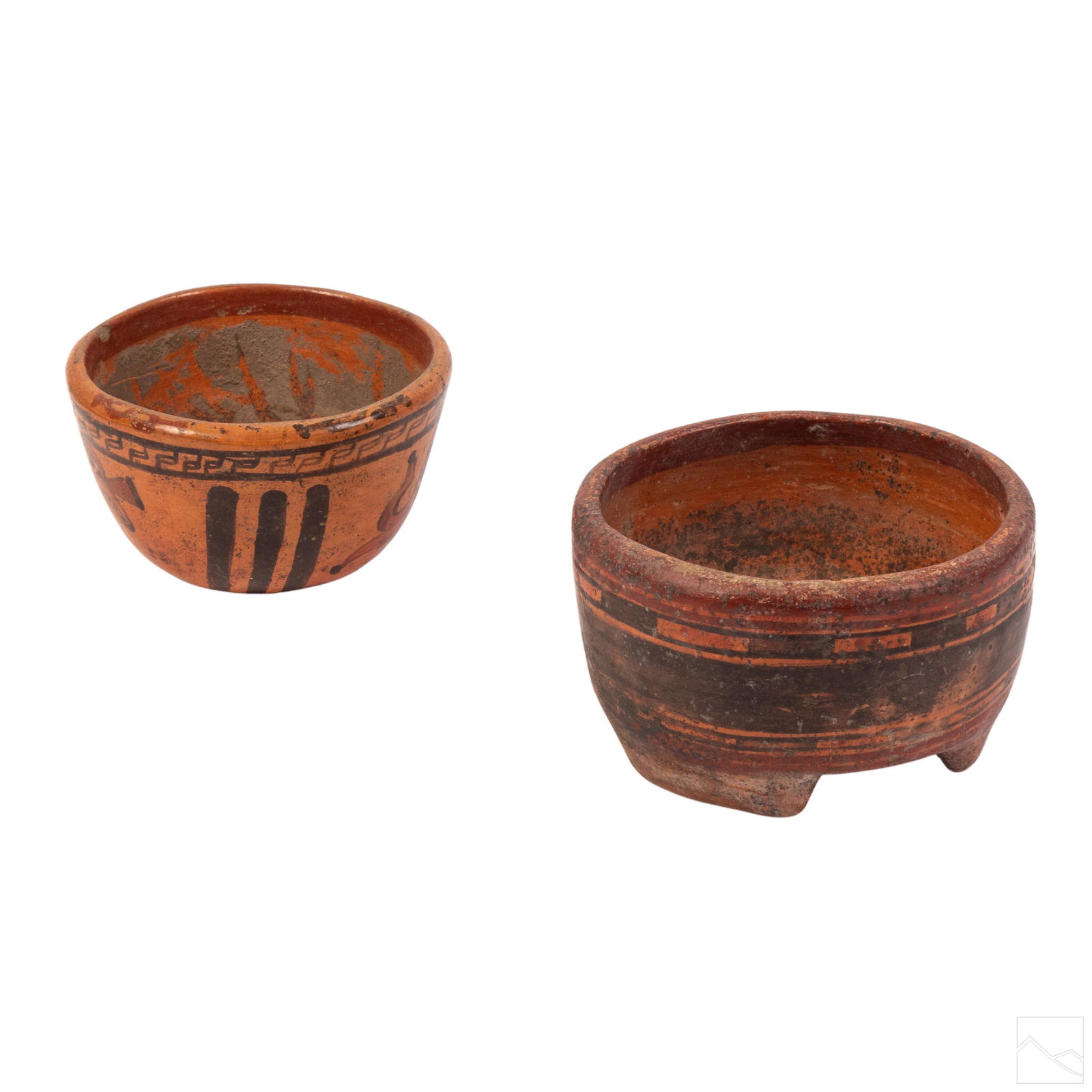 Pre Columbian Type Painted Pottery Bowls GROUP LOT (1 of 10)