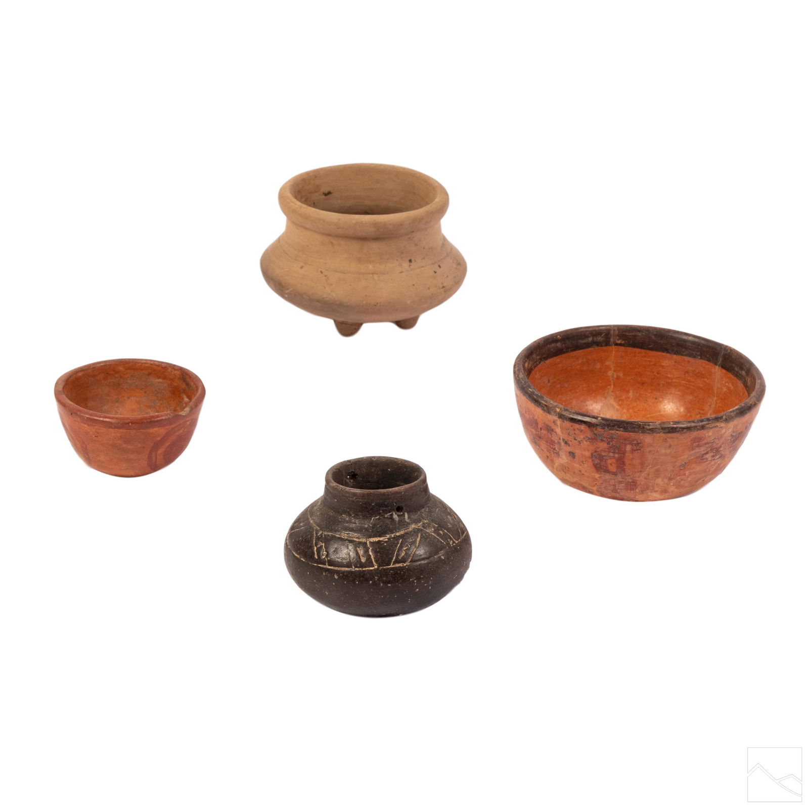Pre Columbian Mayan Style Bowls & Vases GROUP LOT (1 of 13)