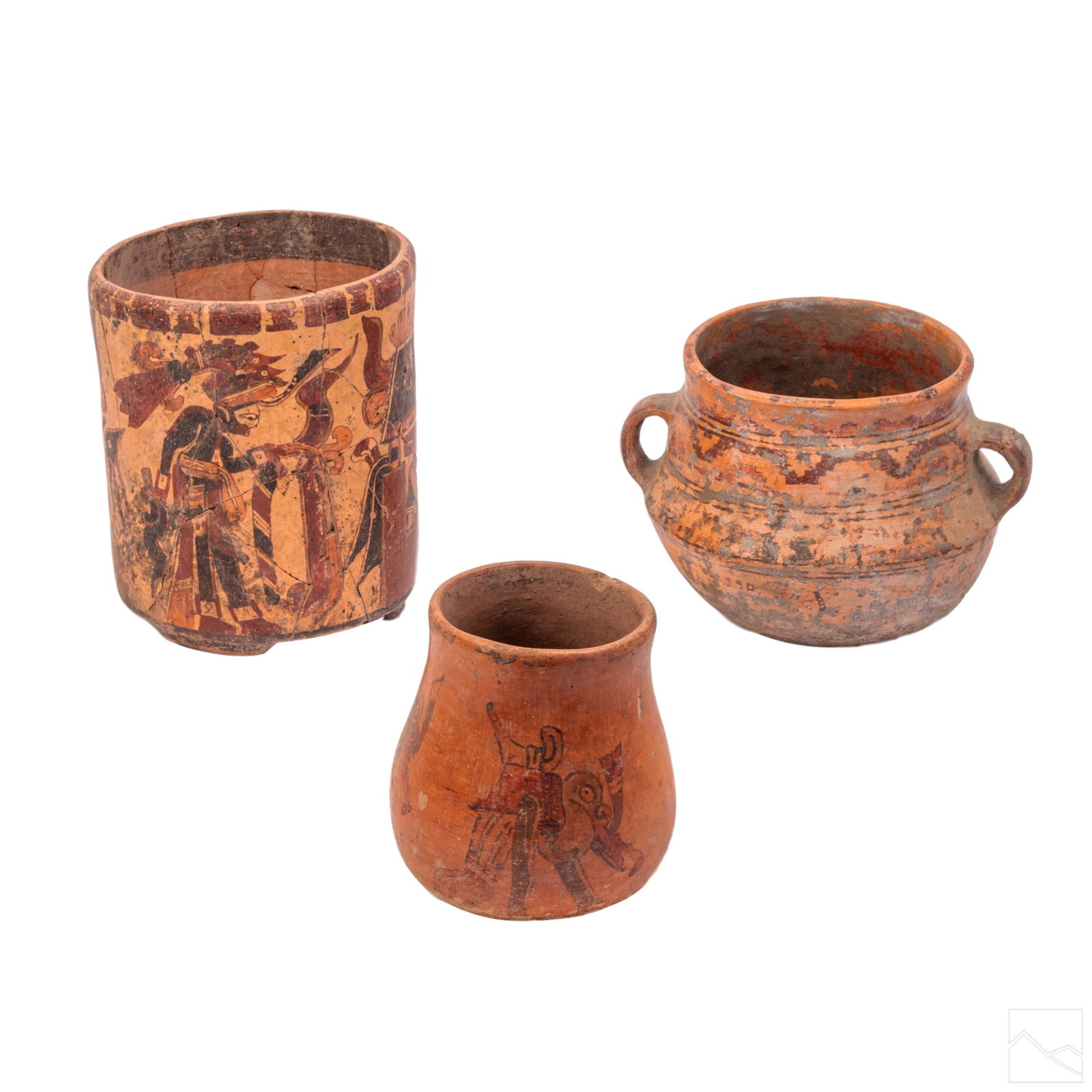 Pre Columbian Mayan Various Size Vases GROUP LOT (1 of 14)