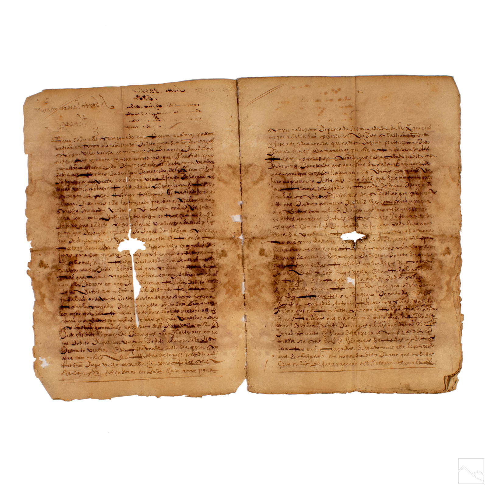 16th Century Age of Discovery 1589 Antique Decree (1 of 5)