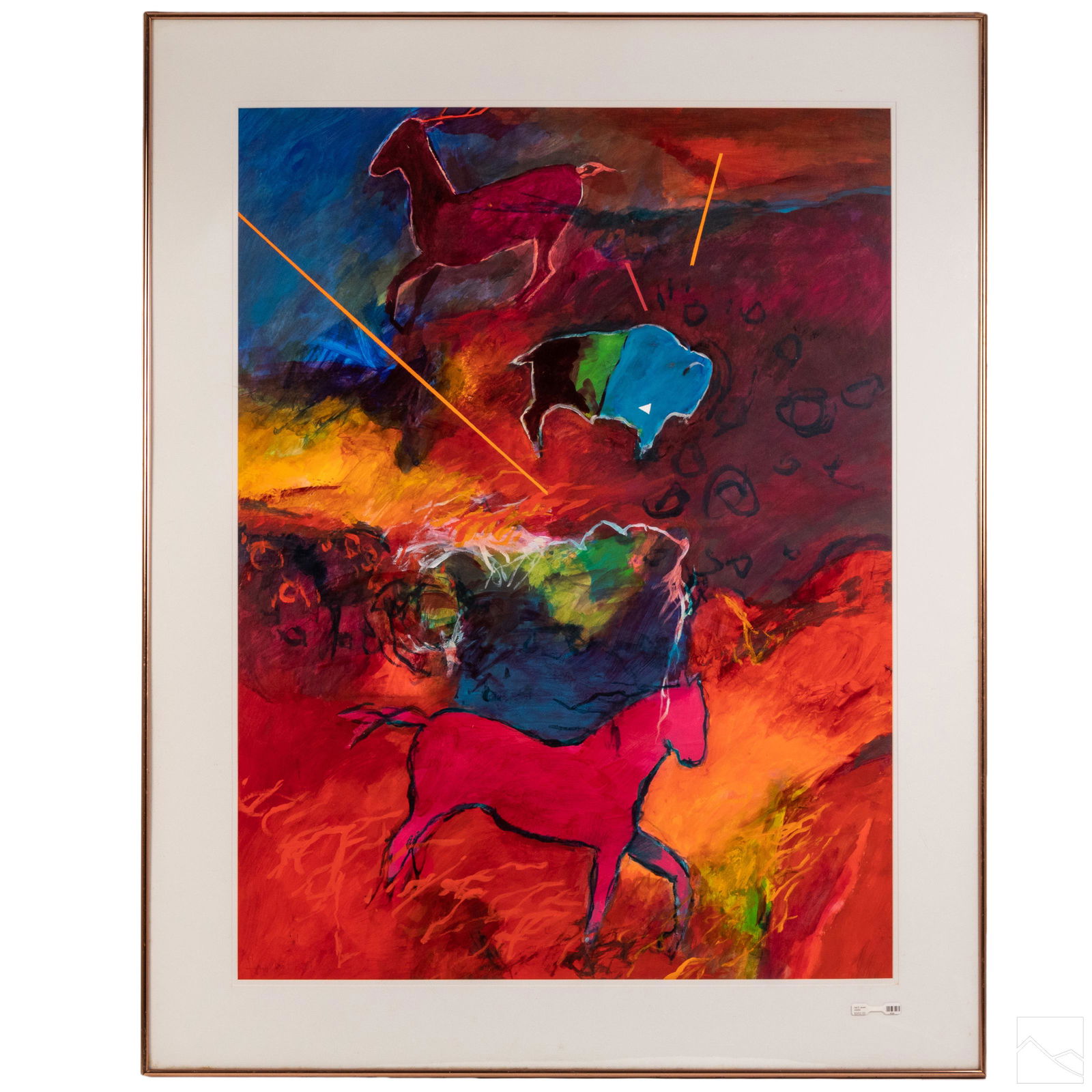 Hal E. Larsen Abstract Expressionist Oil Painting (1 of 7)