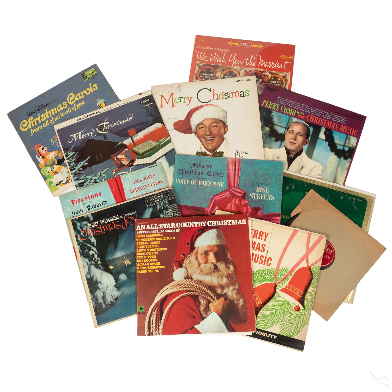 Christmas LP Record Sinatra Crosby Como Disney LOT (1 of 5)