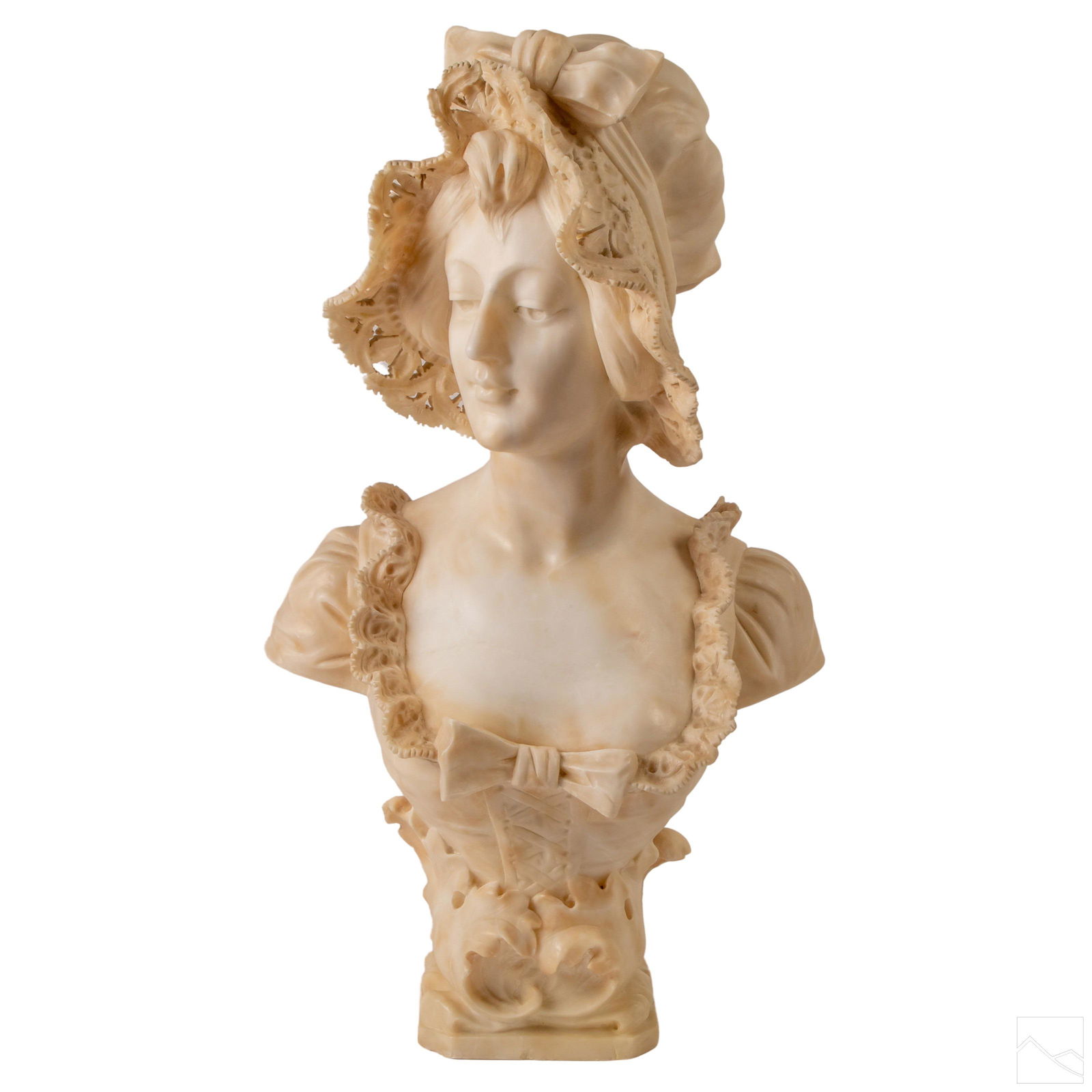 Adolfo Cipriani 1880-1930 Art Nouveau Female Bust (1 of 6)