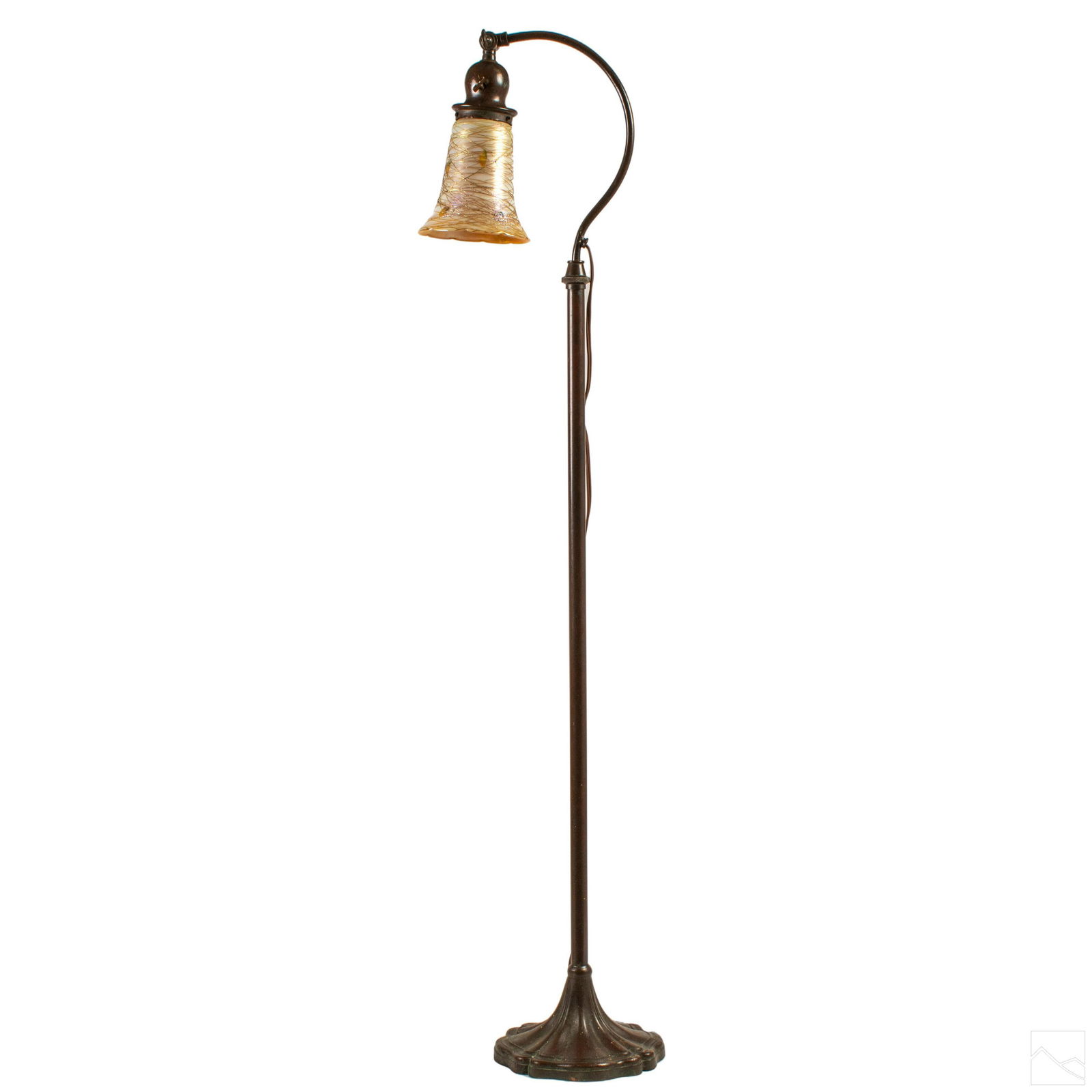 Art Nouveau Quezal Tulip Floor Lamp after Tiffany Art (1 of 7)