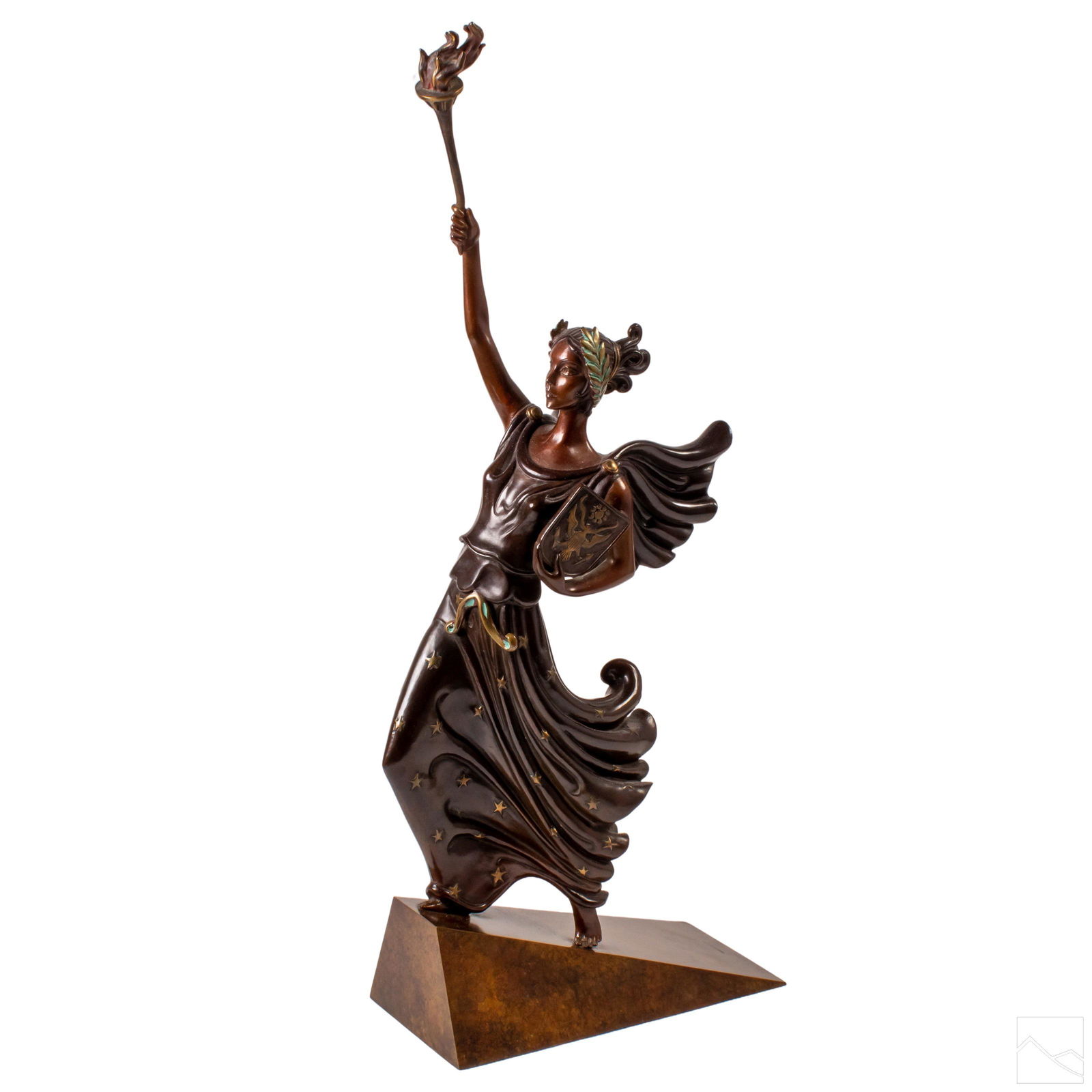 ERTE Romain De Tirtoff Bronze Liberty Sculpture (1 of 11)