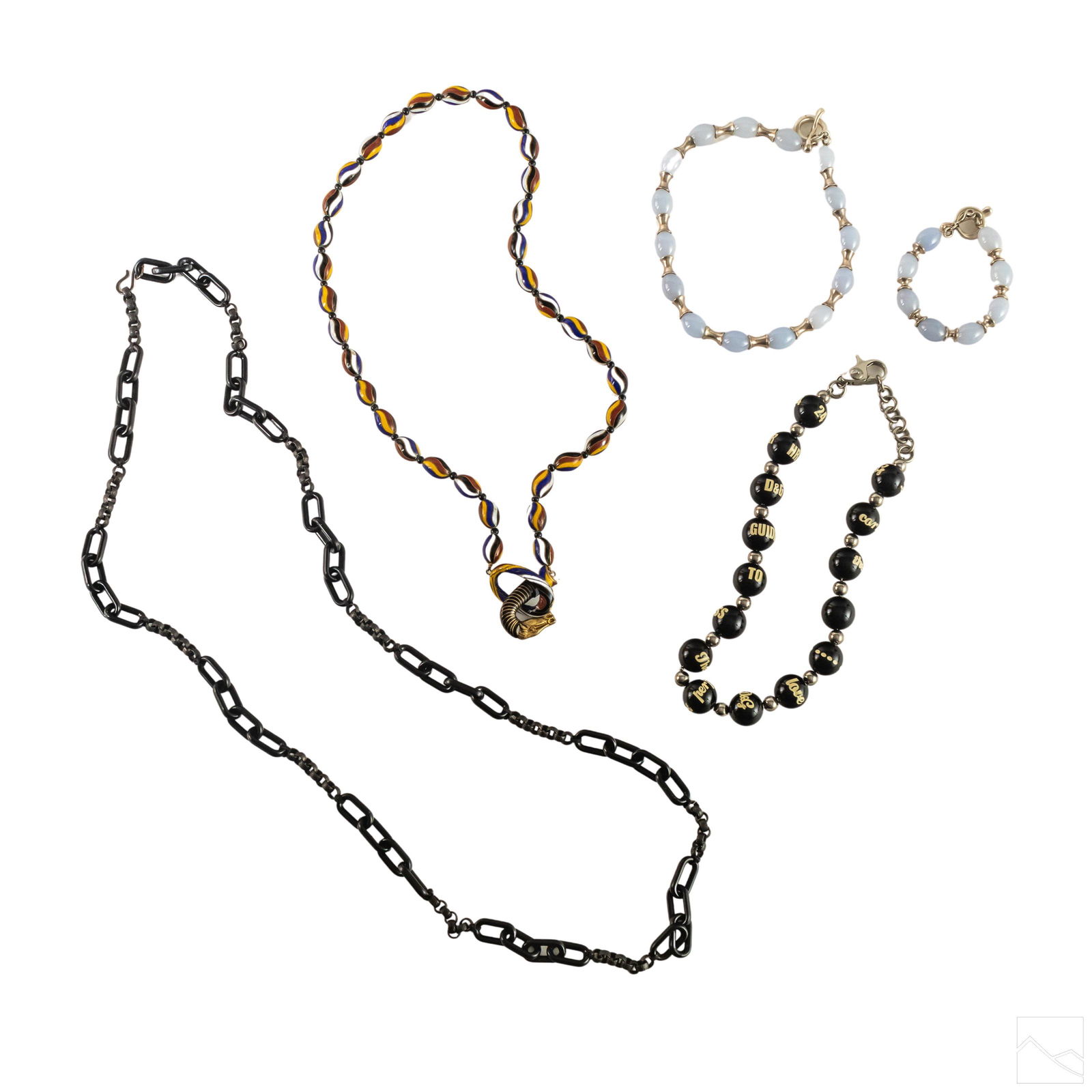 Couture Beaded Necklace Bracelet D&G Cloisonne LOT (1 of 7)