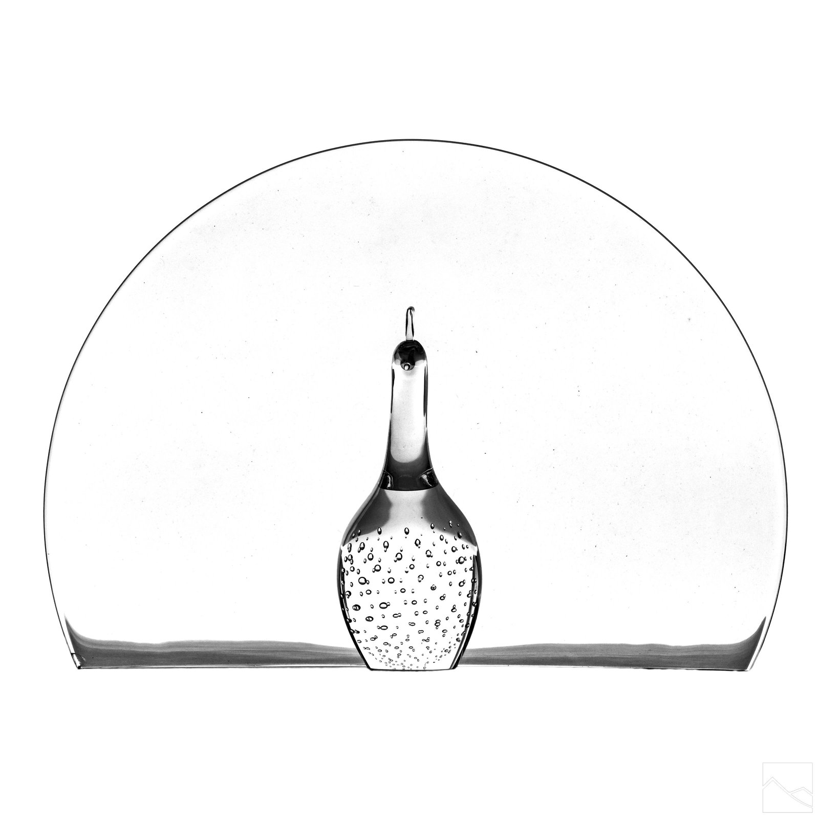 Steuben American Art Glass Large Peacock Sculpture (1 of 6)